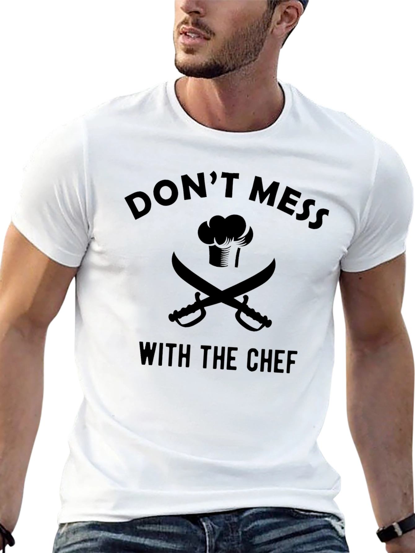 Dont Mess with the Chef Black T-Shirt
