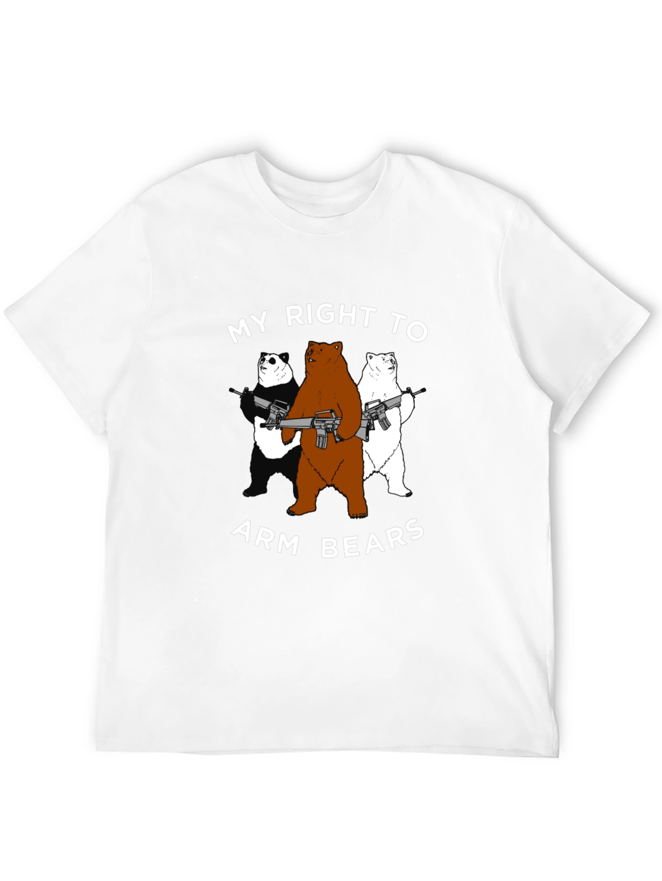 Arm Bears T-Shirt - Funny Graphic Tee