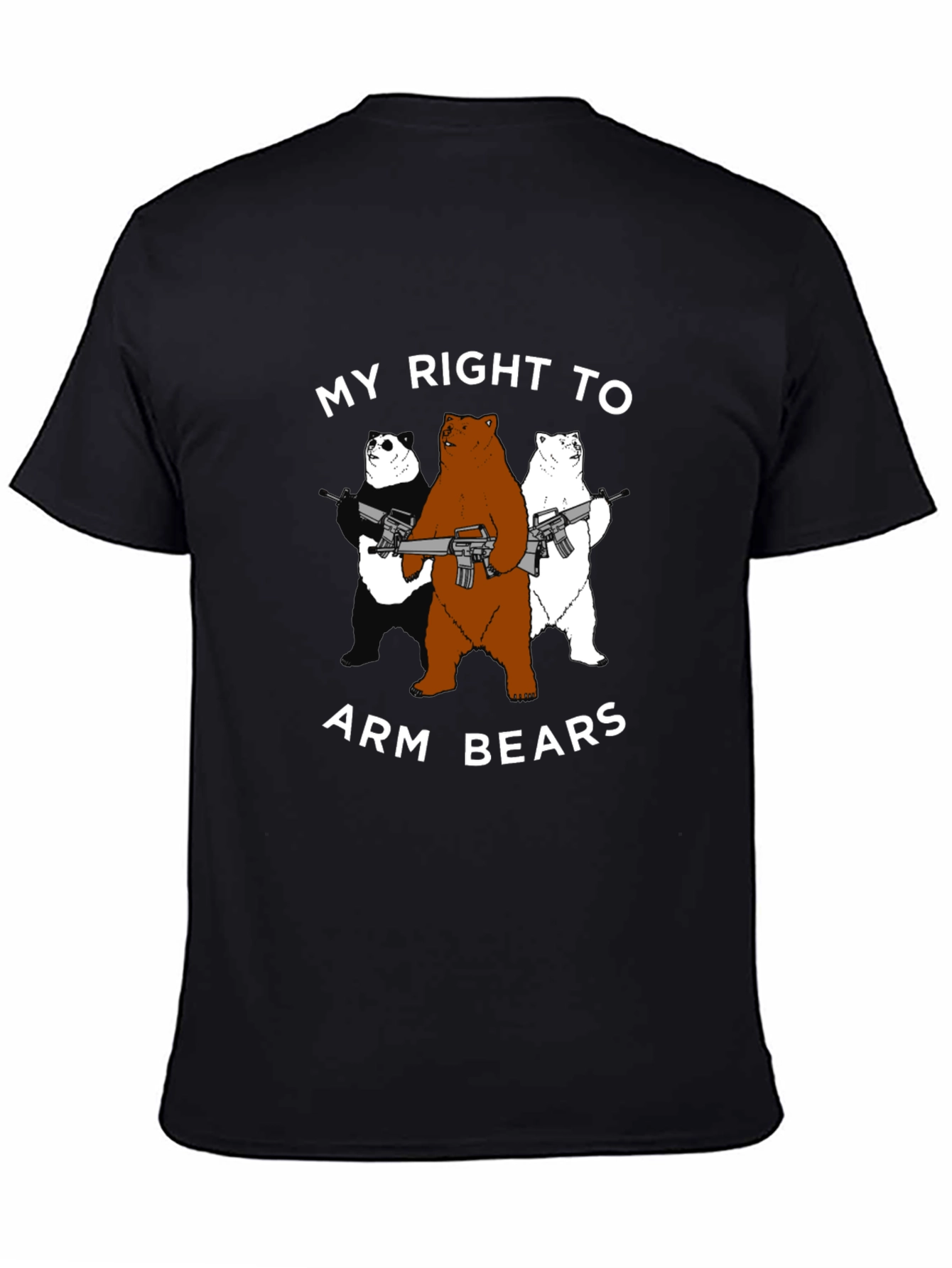 Arm Bears T-Shirt - Funny Graphic Tee