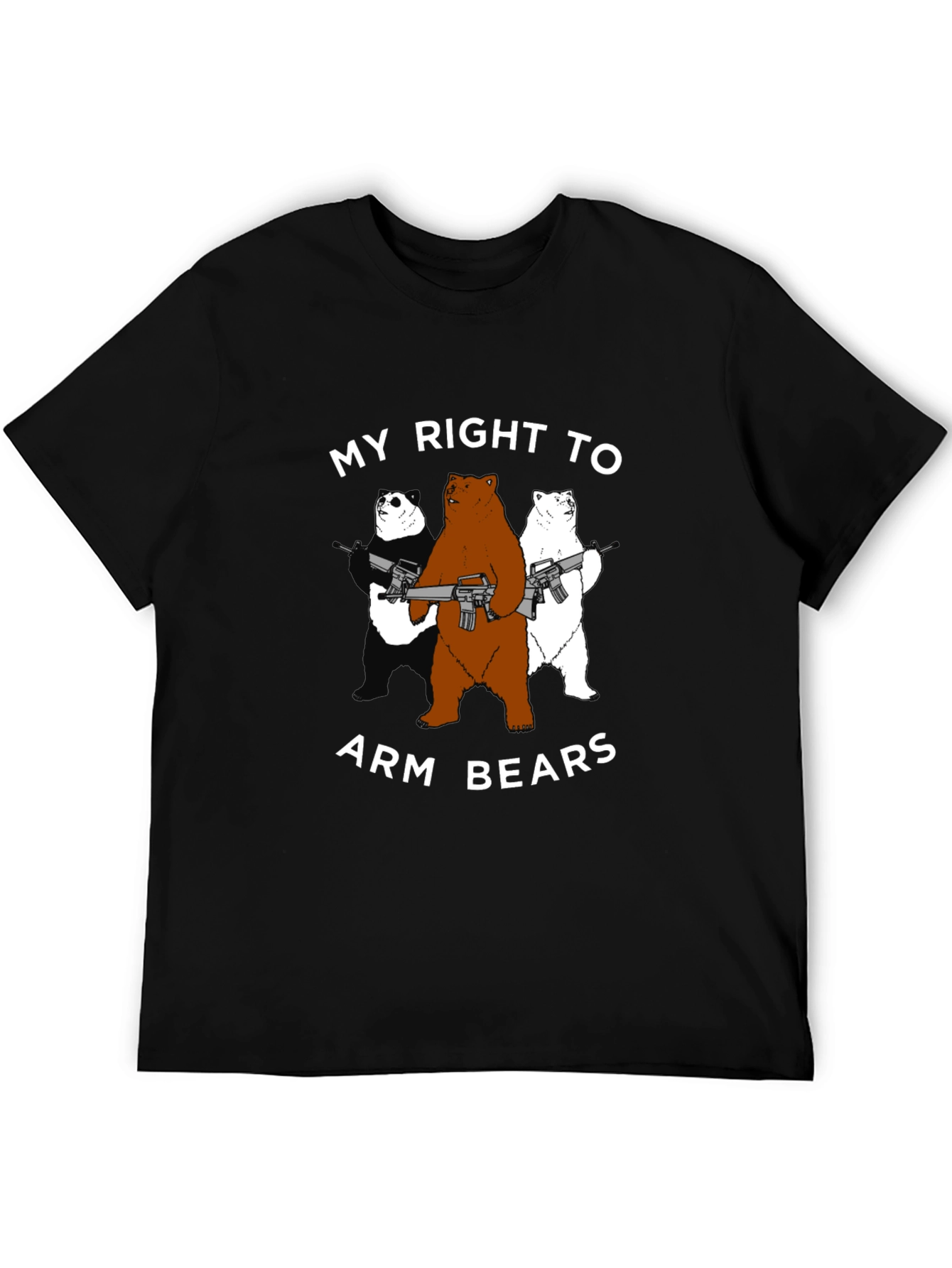 Arm Bears T-Shirt - Funny Graphic Tee