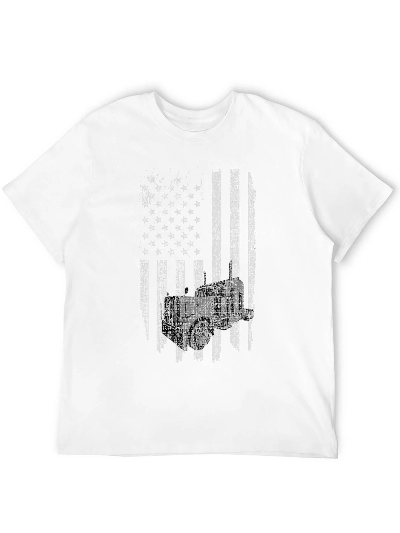 Trucker American Flag Graphic Tee