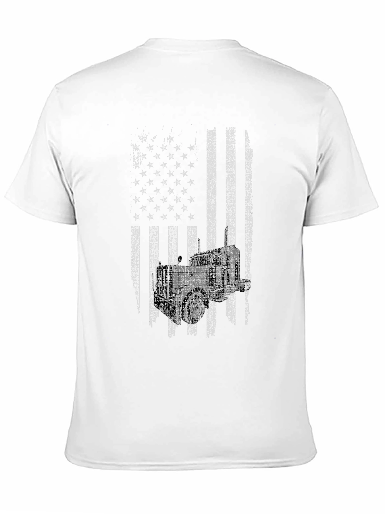 Trucker American Flag Graphic Tee