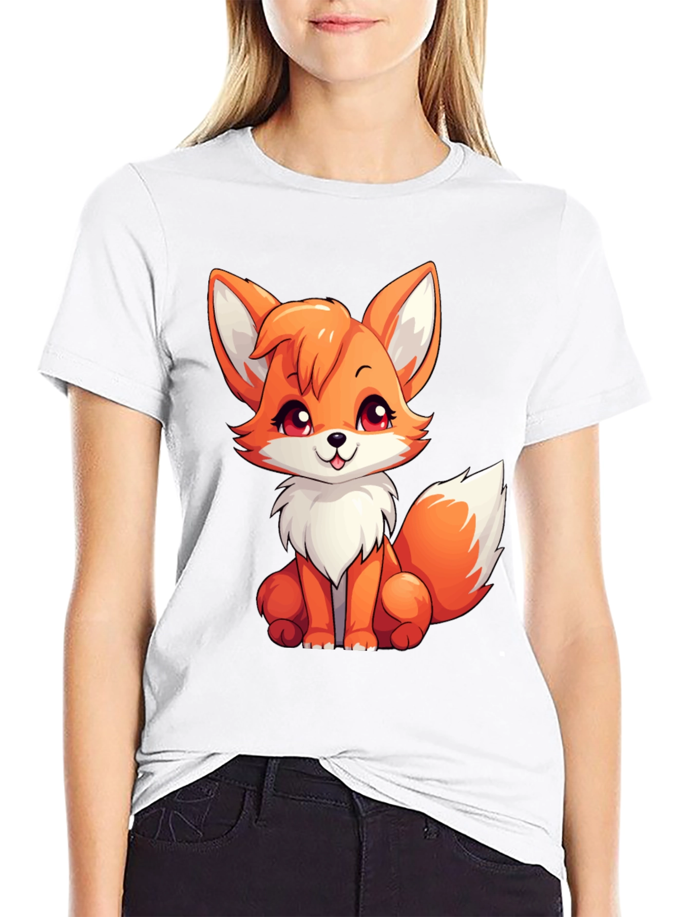 Cute Fox Graphic Tee - Fun & Stylish Shirt