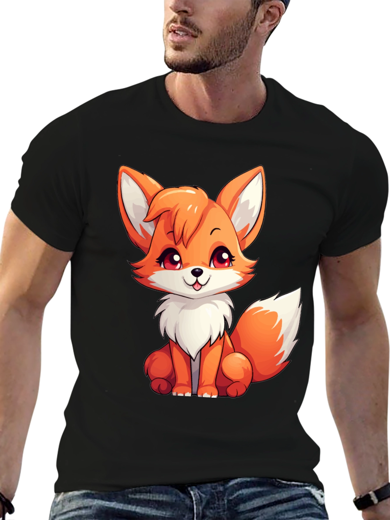 Cute Fox Graphic Tee - Fun & Stylish Shirt