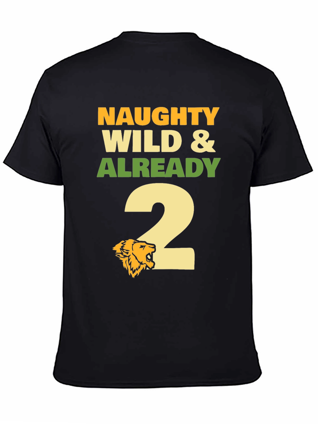 Naughty Wild & Already 2nd Birthday T-Shirt