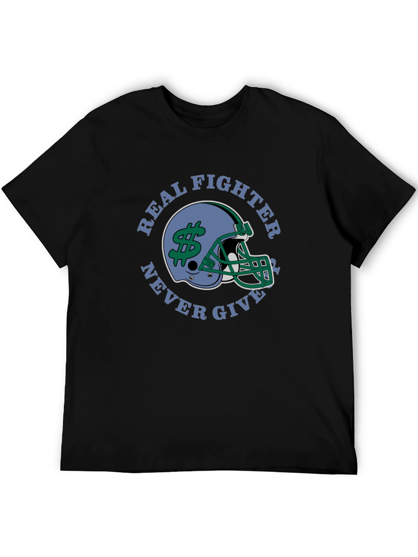Real Fighter Never Give Up T-Shirt