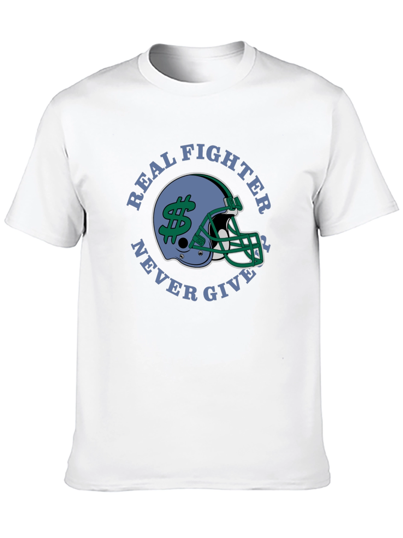 Real Fighter Never Give Up T-Shirt