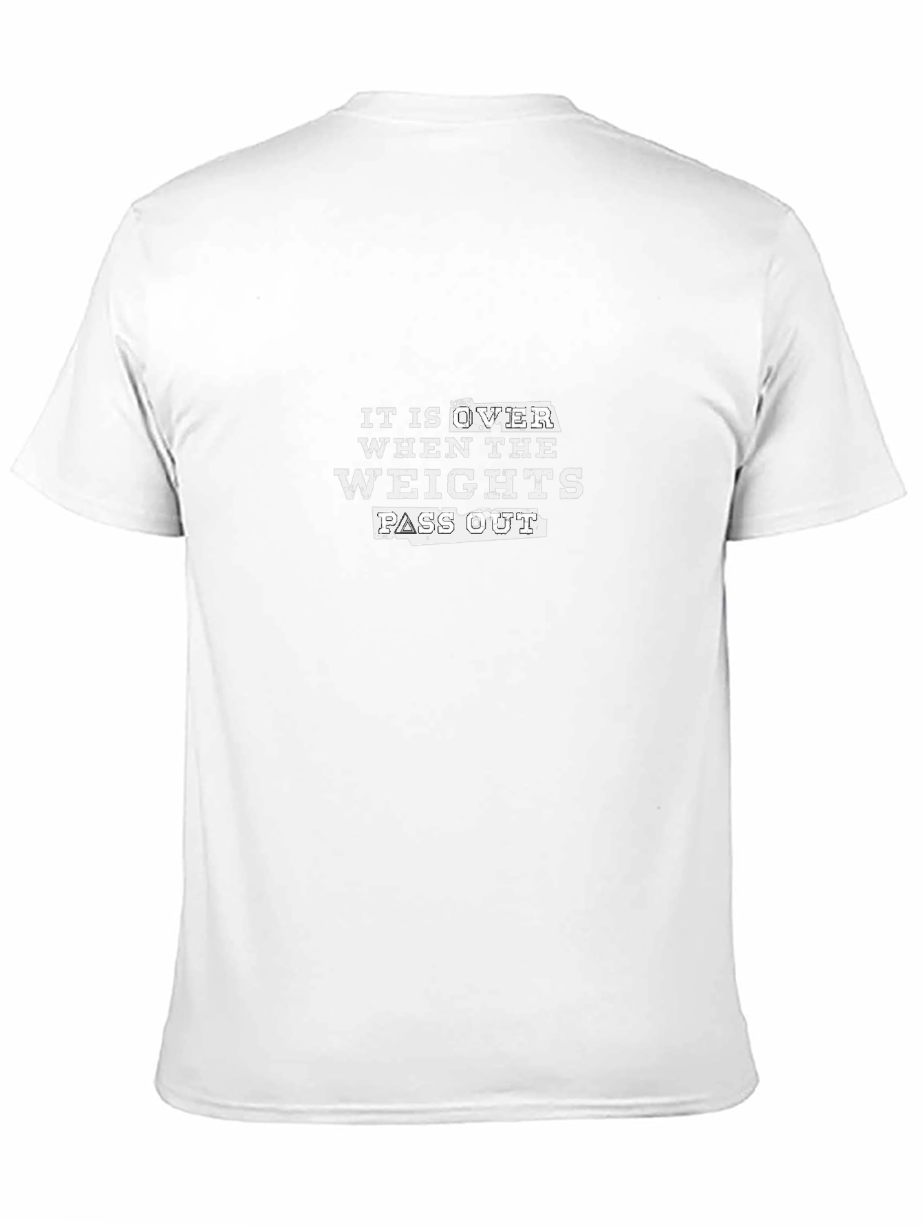 Workout Motivation T-Shirt - Weights Pass Out