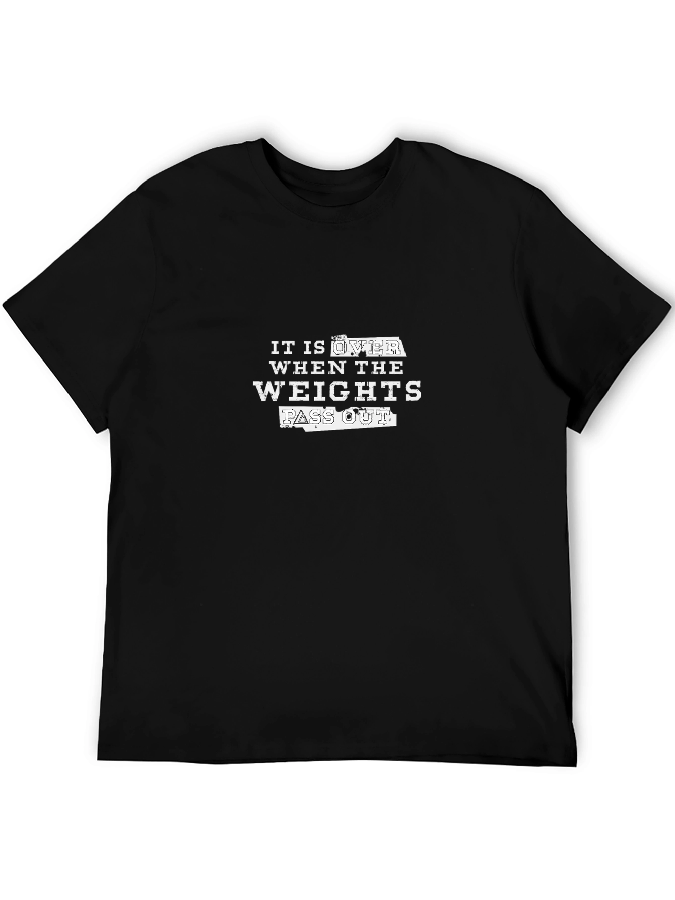Workout Motivation T-Shirt - Weights Pass Out