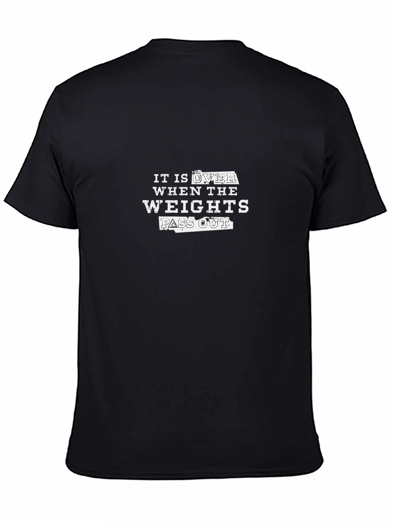 Workout Motivation T-Shirt - Weights Pass Out