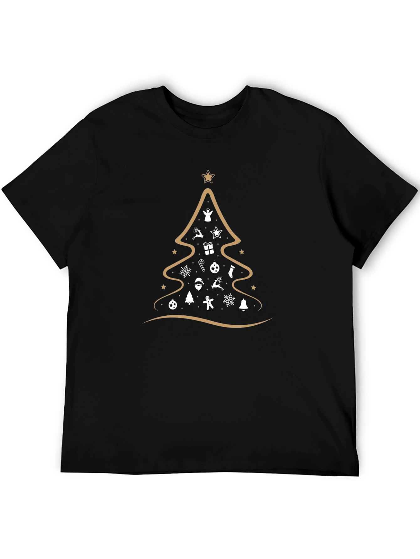 Festive Christmas Tree Graphic Tee - Holiday Style