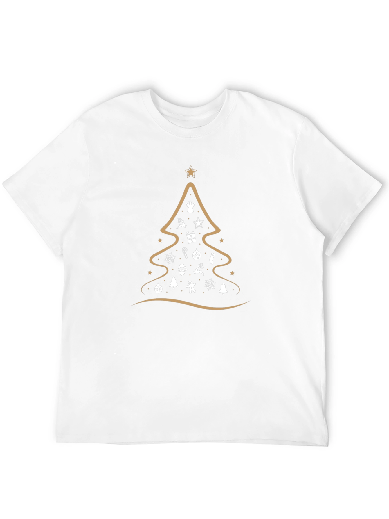 Festive Christmas Tree Graphic Tee - Holiday Style