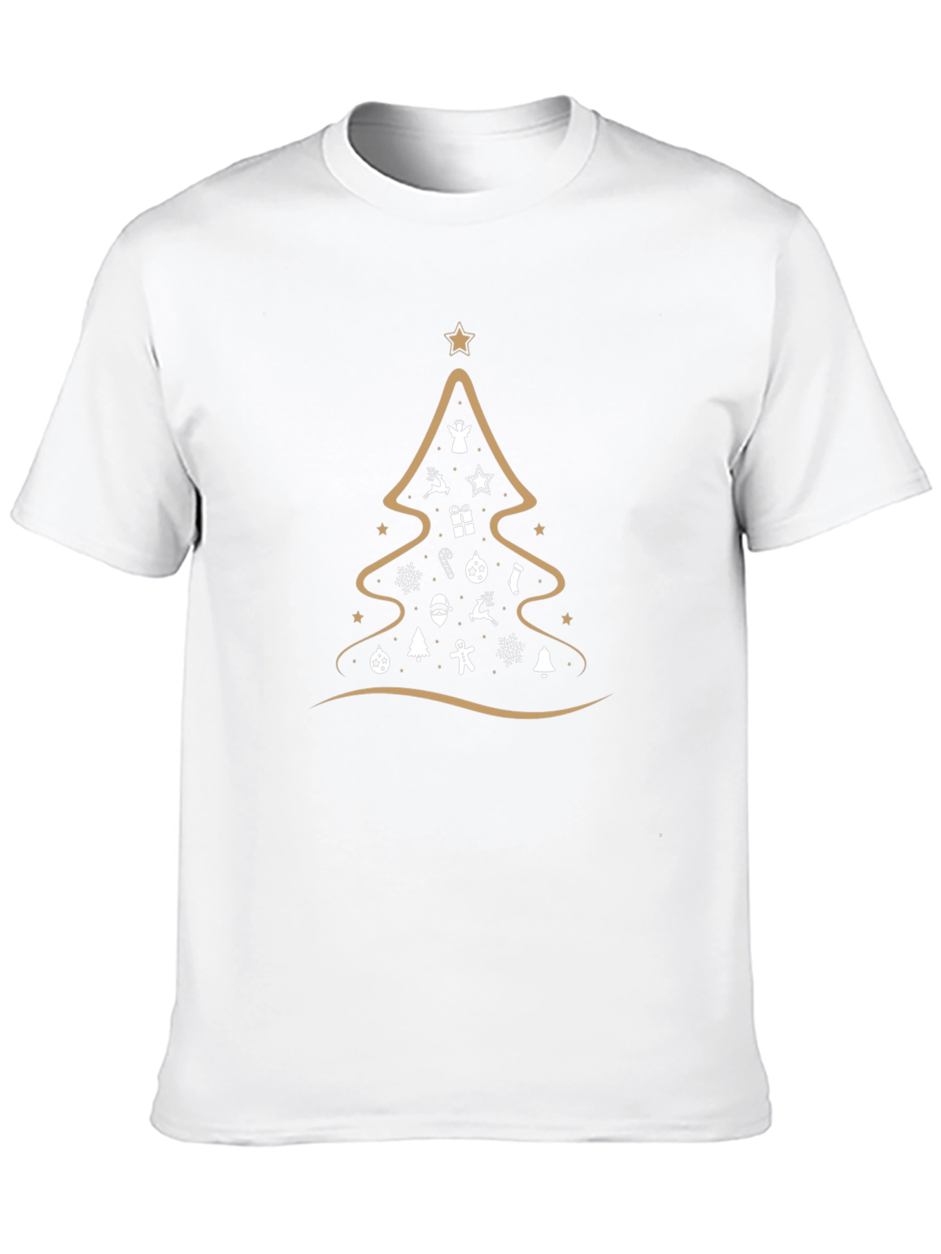 Festive Christmas Tree Graphic Tee - Holiday Style
