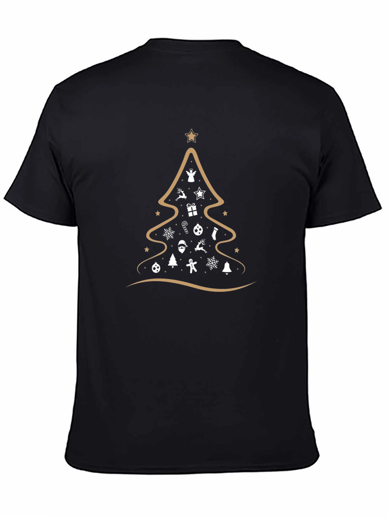 Festive Christmas Tree Graphic Tee - Holiday Style