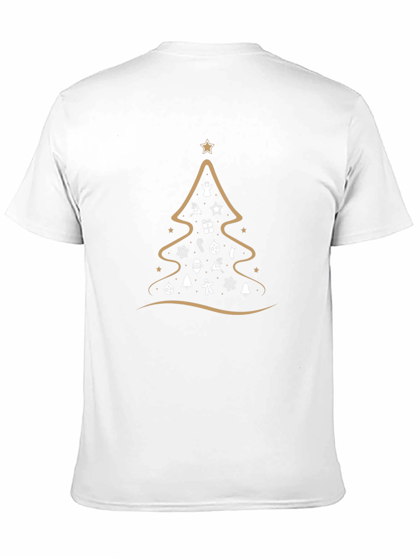 Festive Christmas Tree Graphic Tee - Holiday Style
