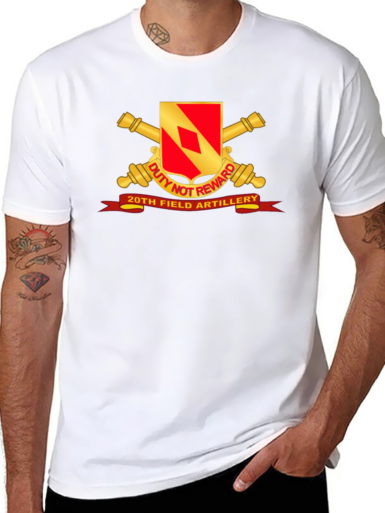 20th Field Artillery Duty T-Shirt