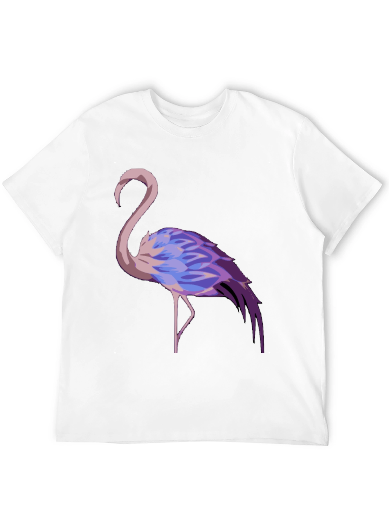 Flamingo Graphic Tee - Stylish Black T-Shirt