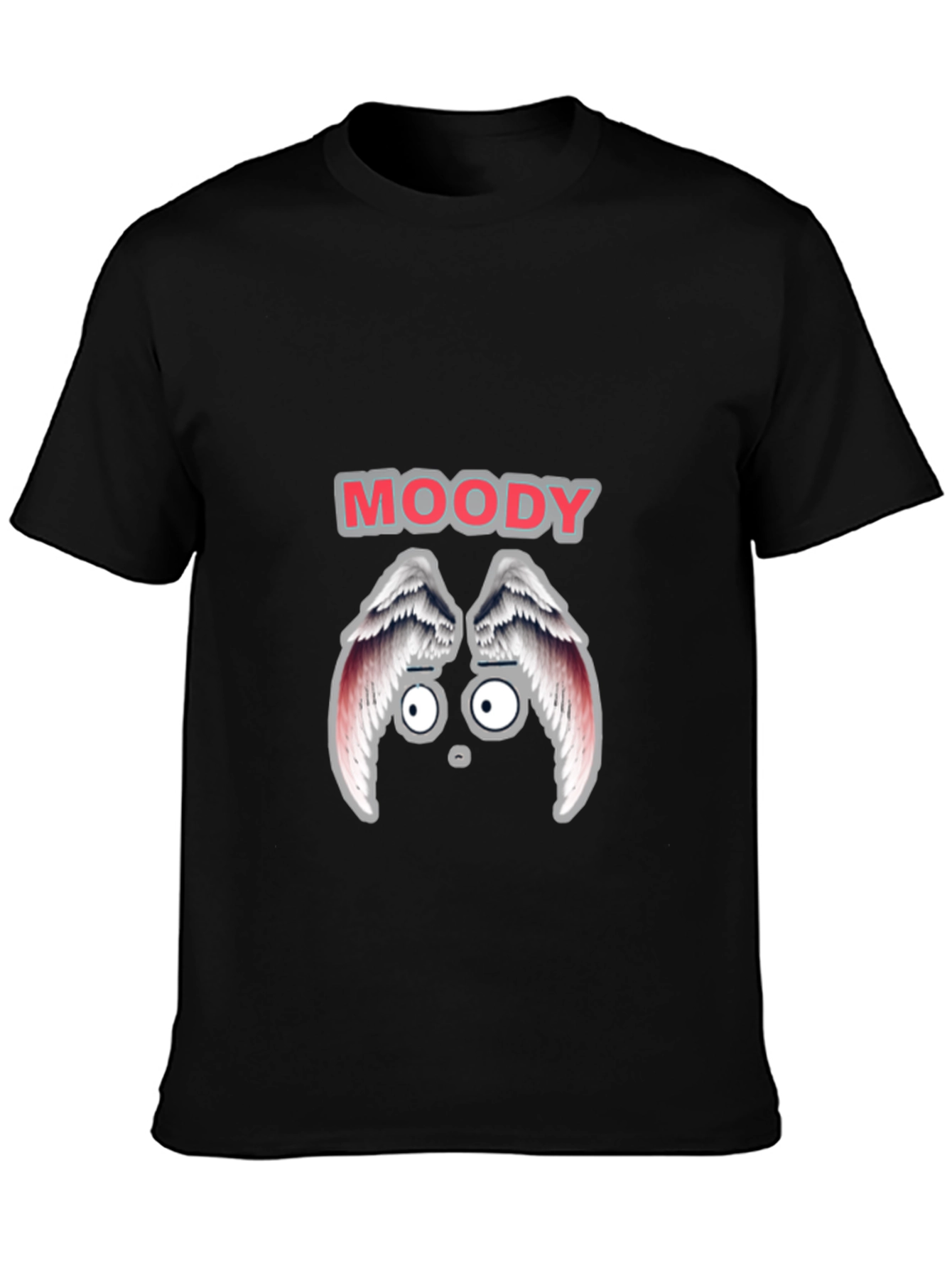 Moody Graphic T-Shirt - Black Cotton Tee