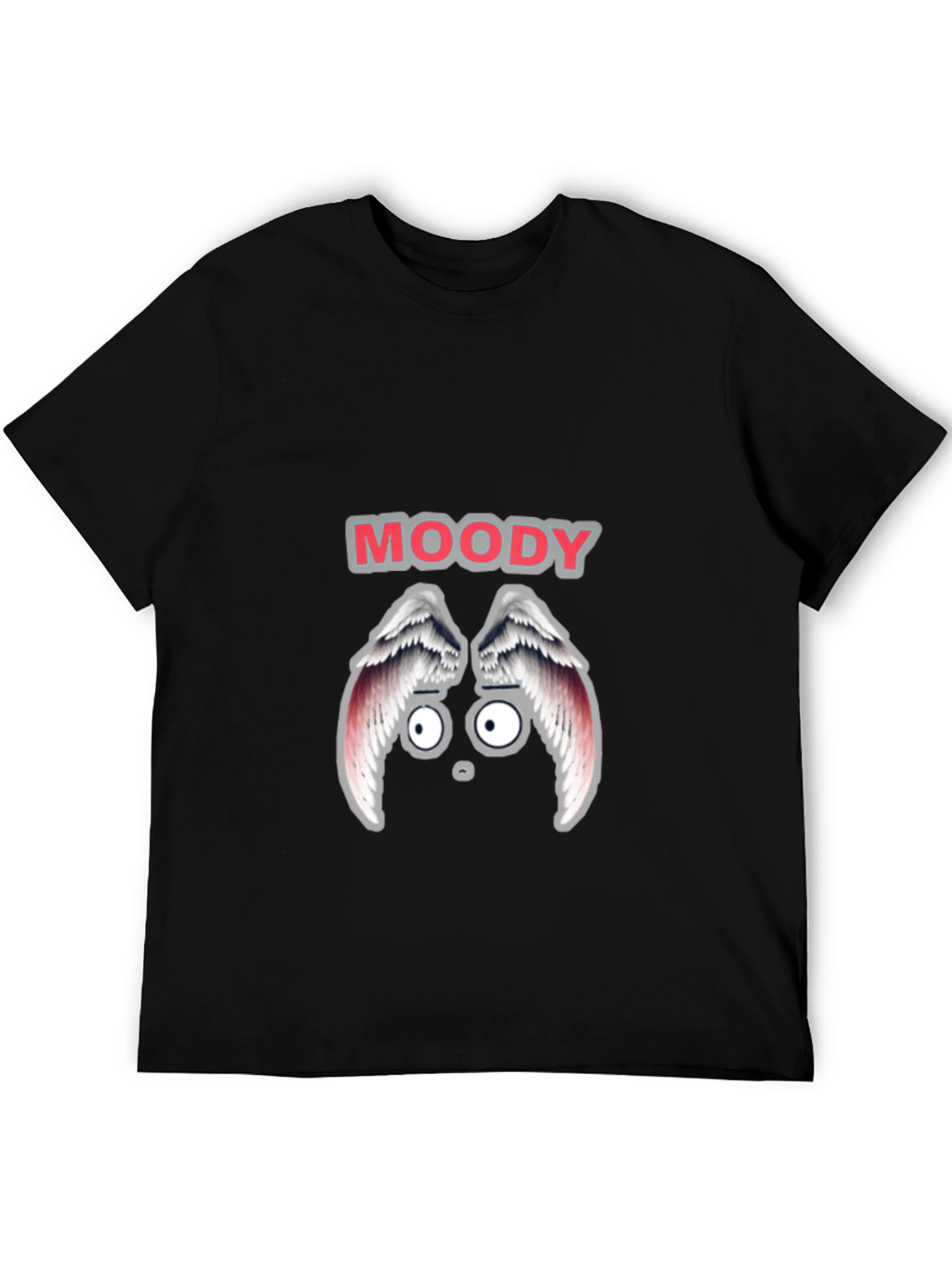 Moody Graphic T-Shirt - Black Cotton Tee
