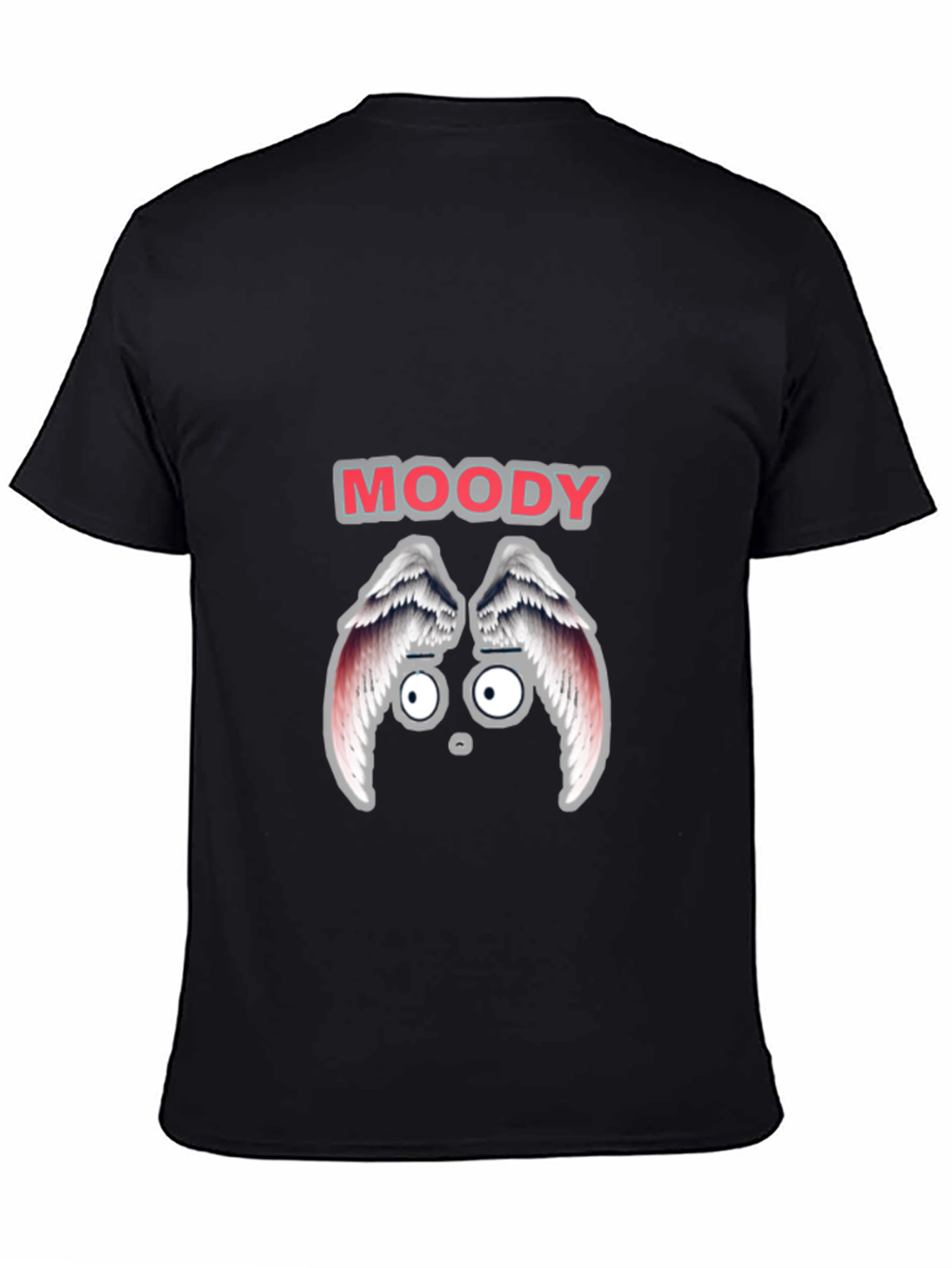 Moody Graphic T-Shirt - Black Cotton Tee