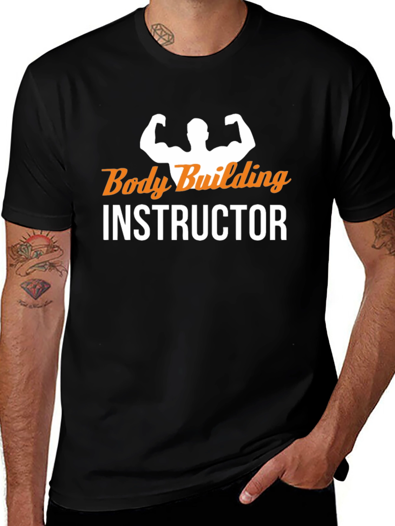 Body Building Instructor Graphic Tee