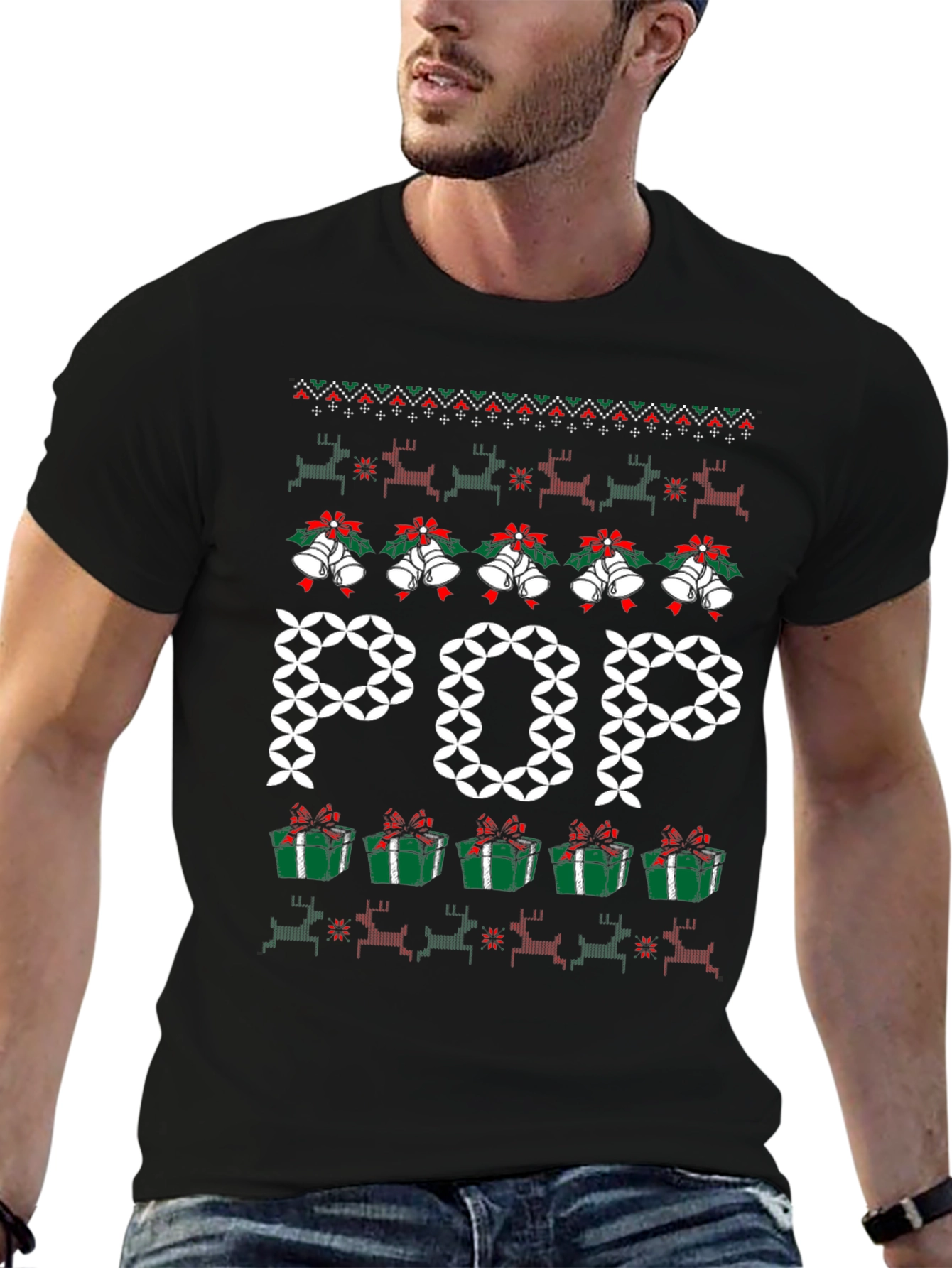 Festive POP Ugly Christmas Sweater T-Shirt