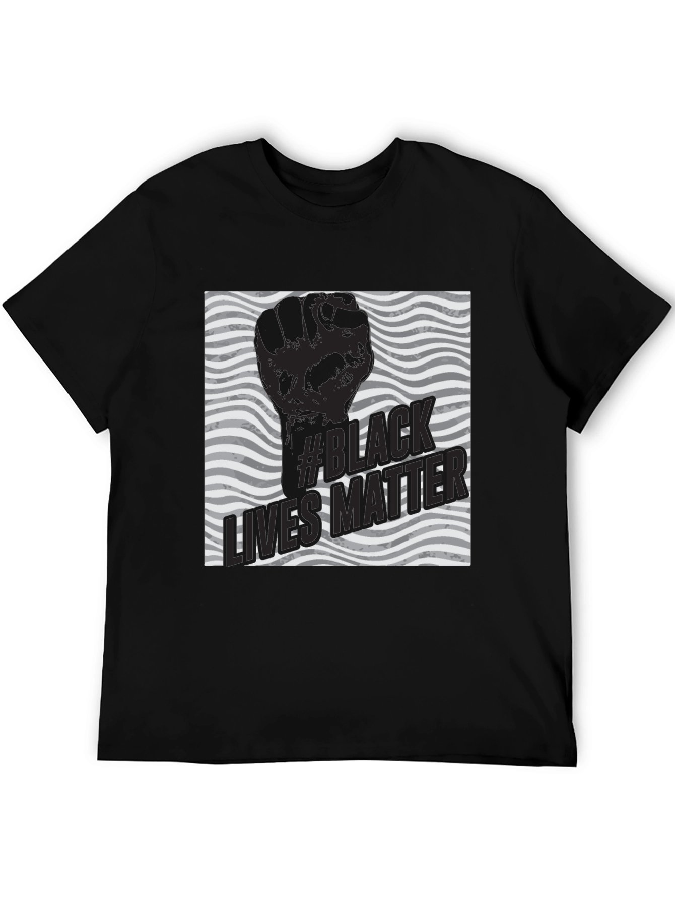 Black Lives Matter Fist Graphic Tee - Unisex