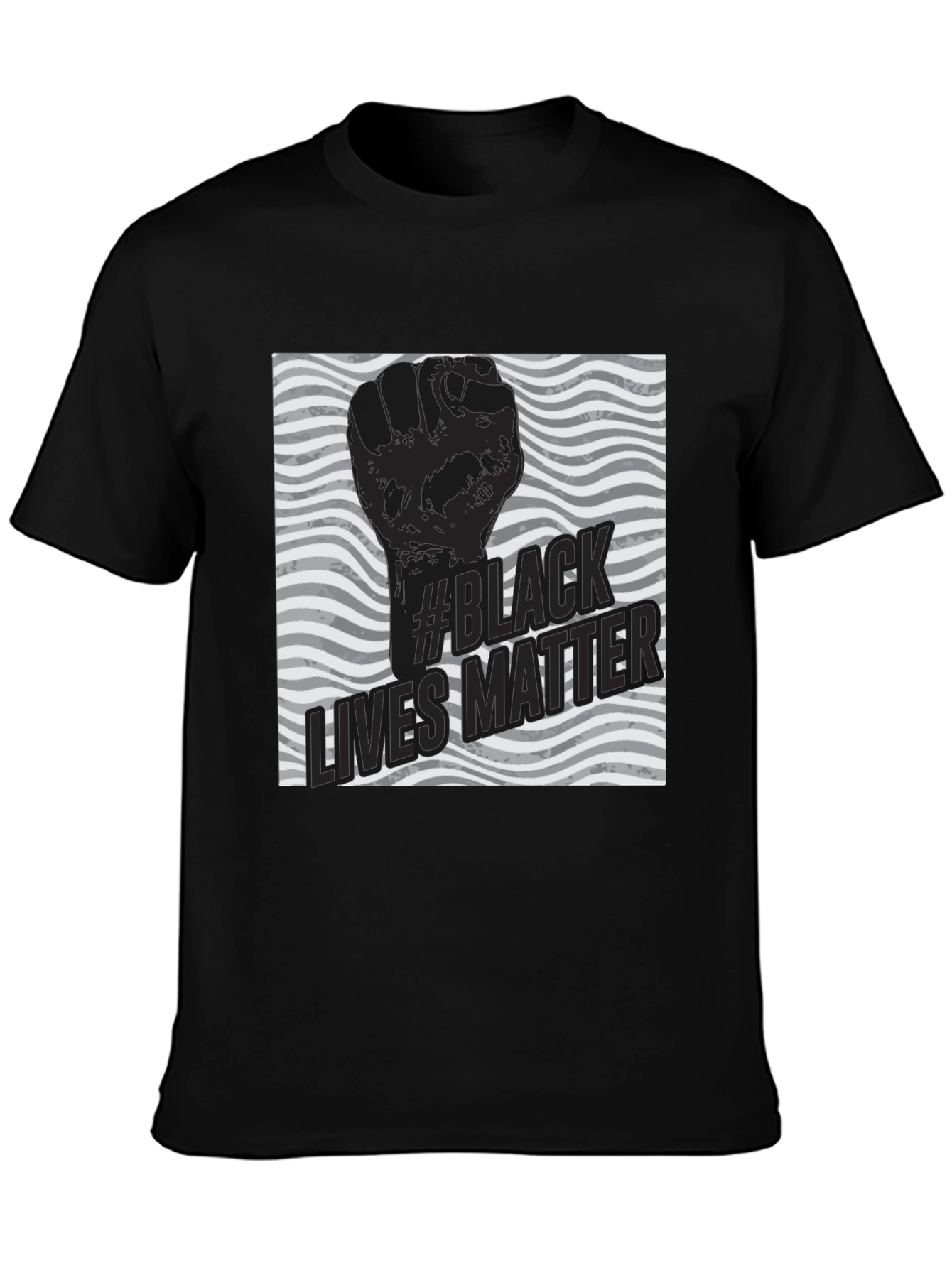 Black Lives Matter Fist Graphic Tee - Unisex