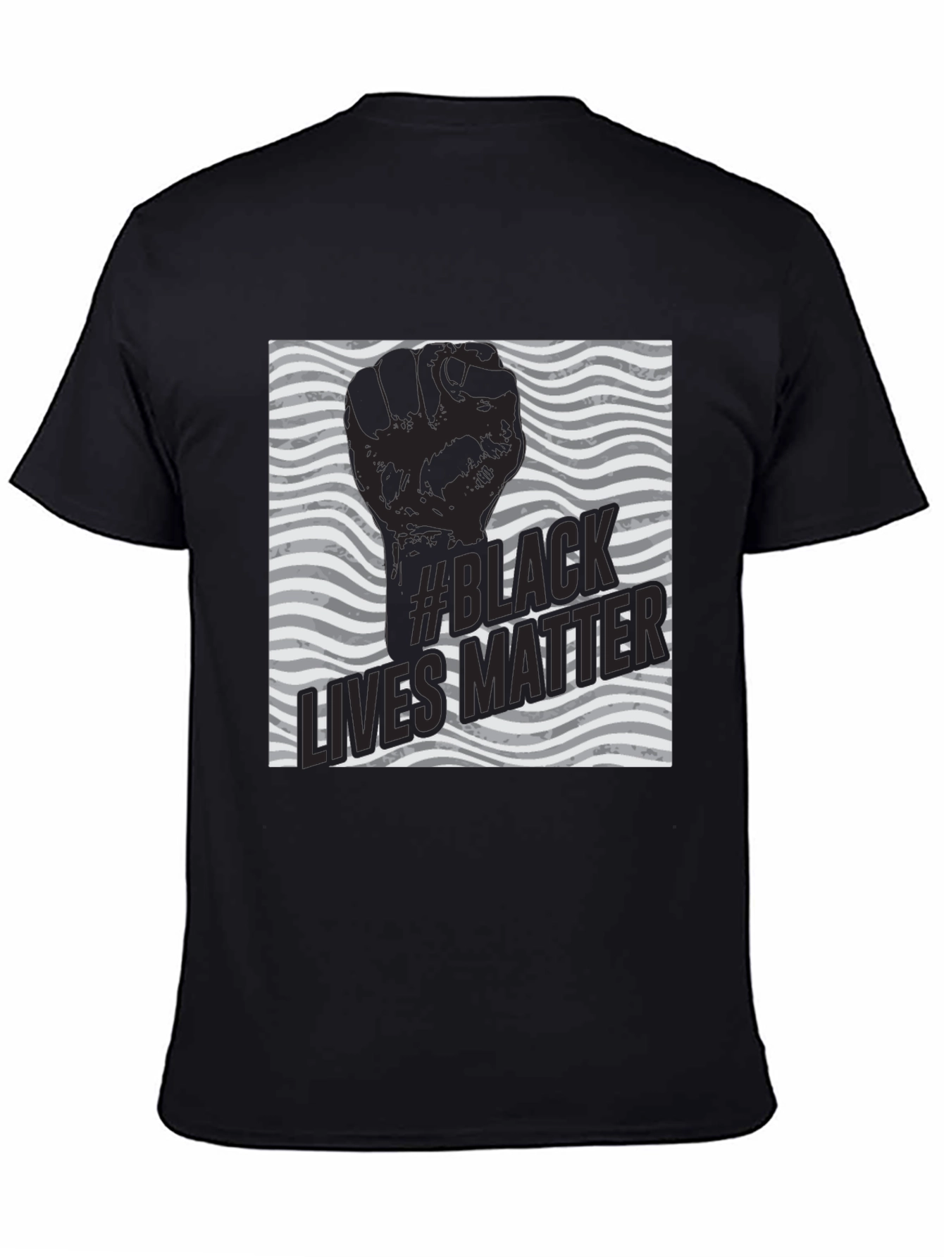Black Lives Matter Fist Graphic Tee - Unisex
