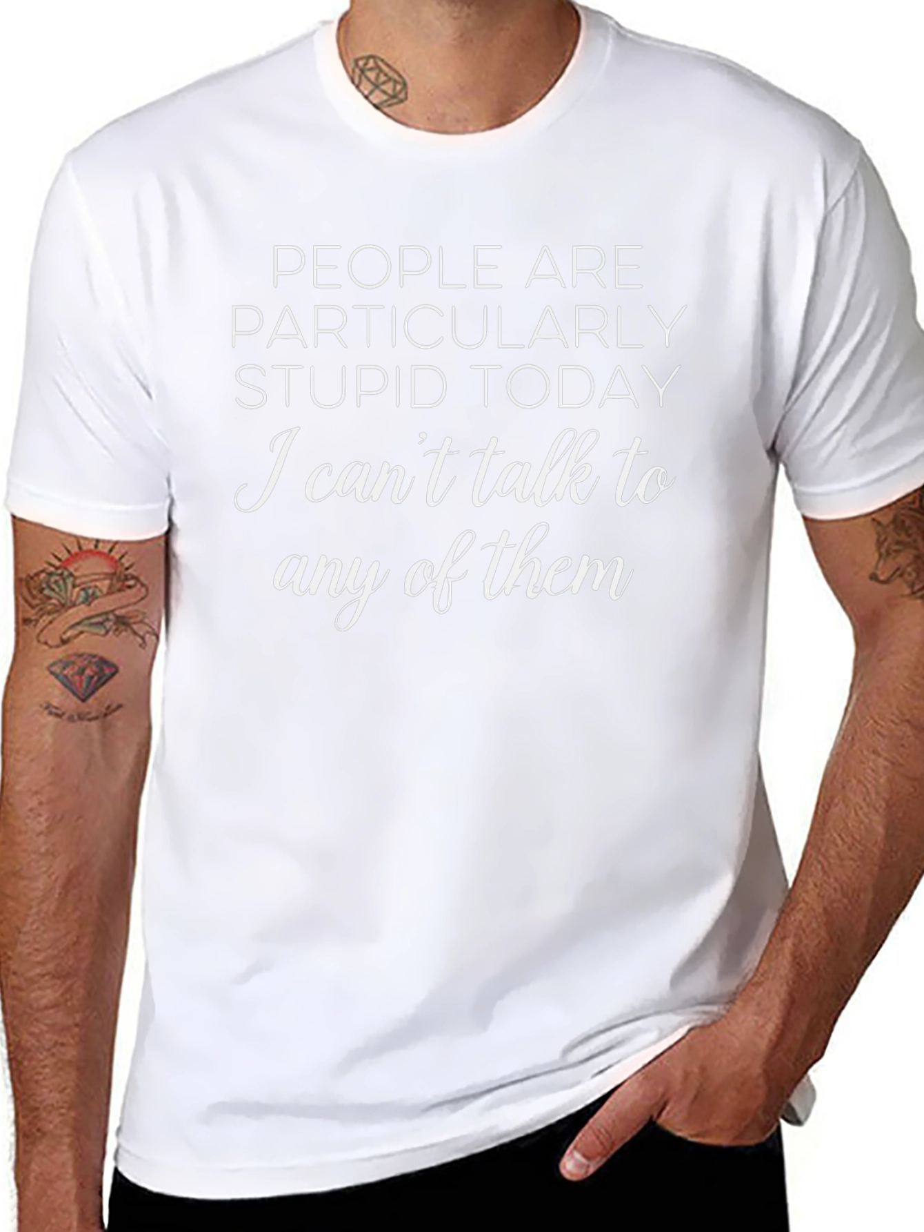 Stupid People Today Graphic T-Shirt
