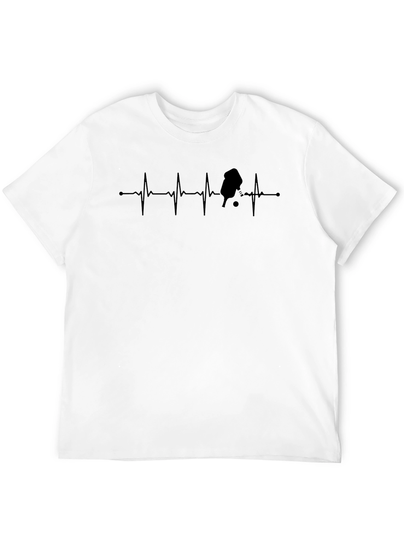 Pickleball Heartbeat T-Shirt - Sporty Graphic Tee
