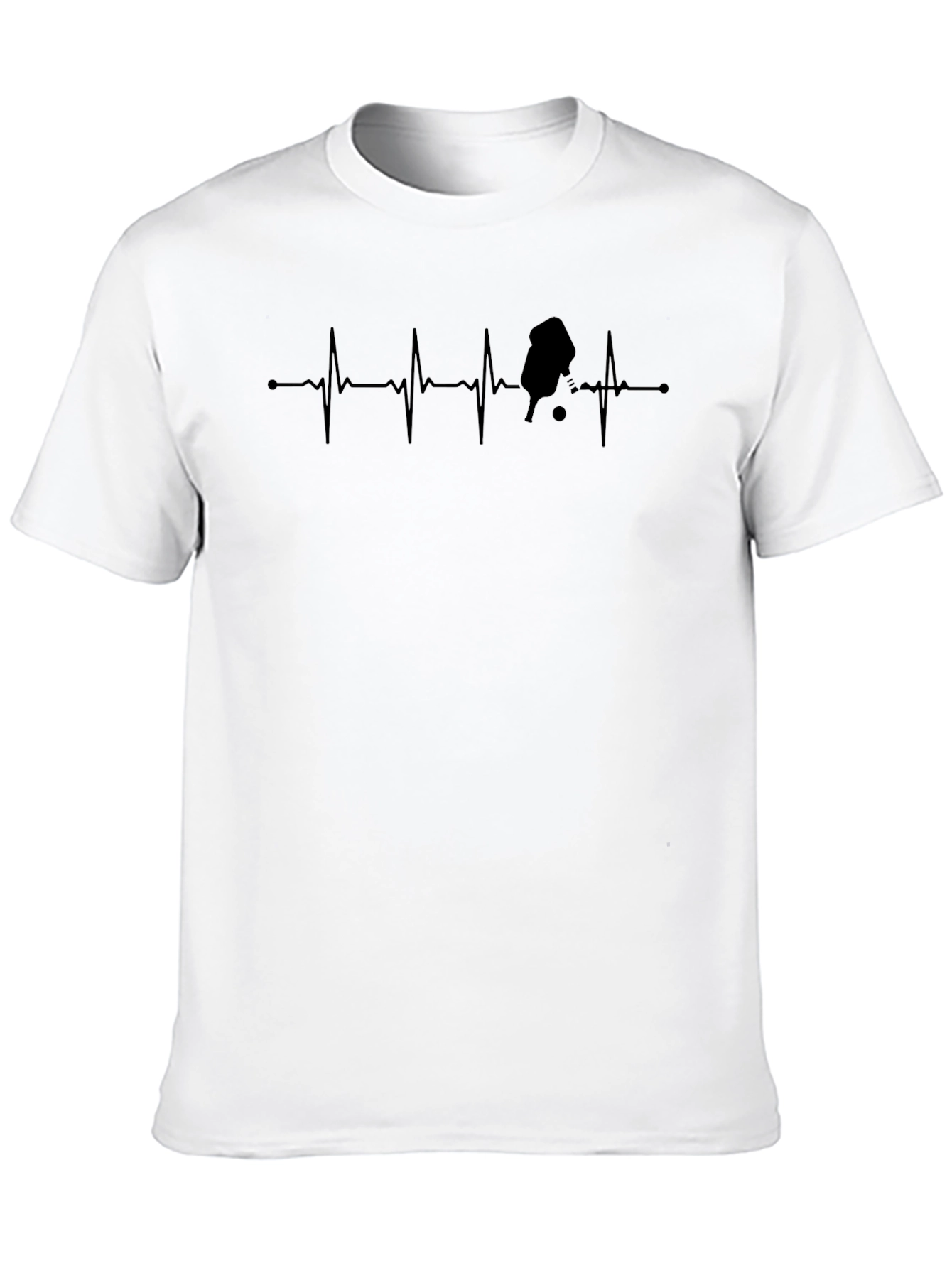 Pickleball Heartbeat T-Shirt - Sporty Graphic Tee