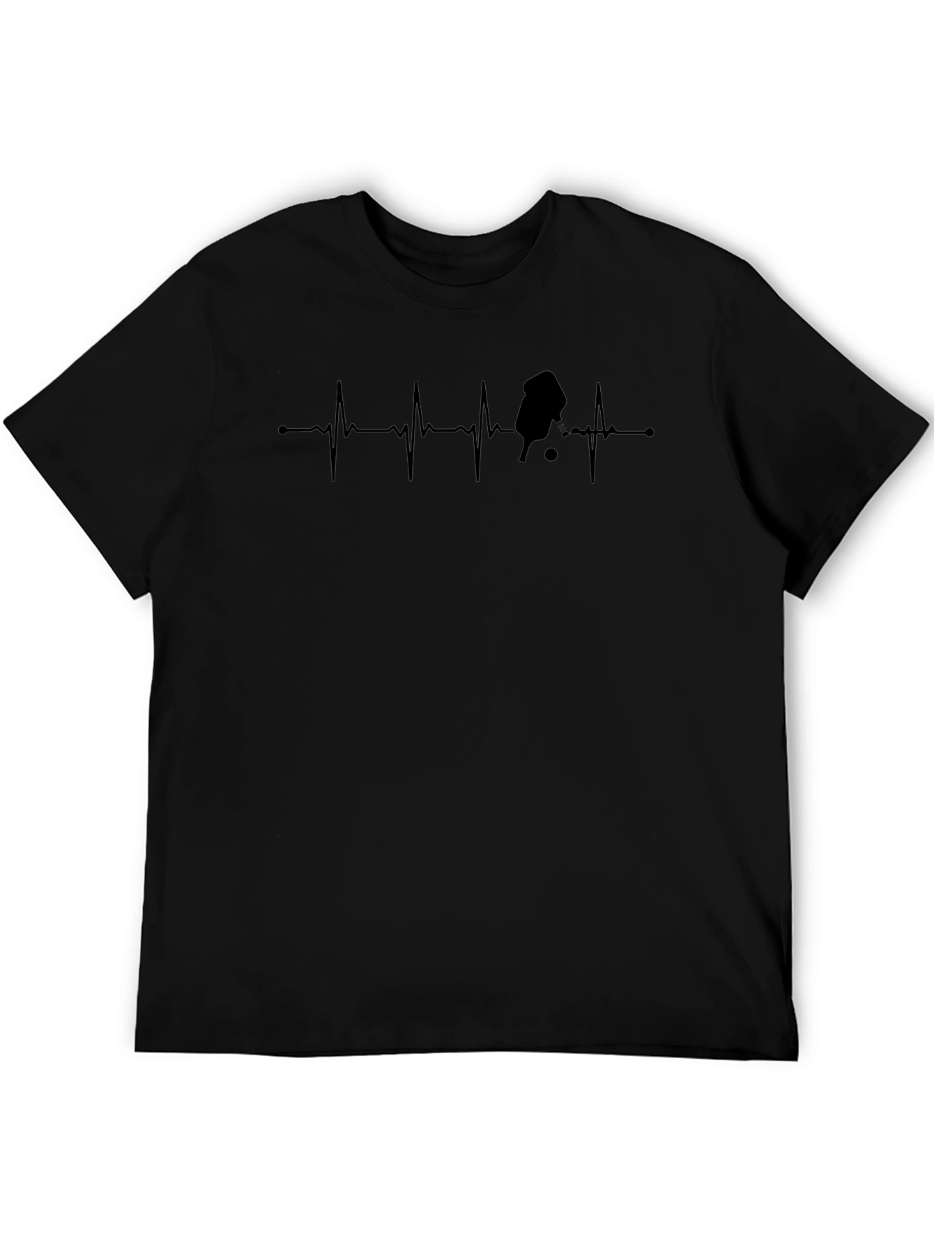 Pickleball Heartbeat T-Shirt - Sporty Graphic Tee