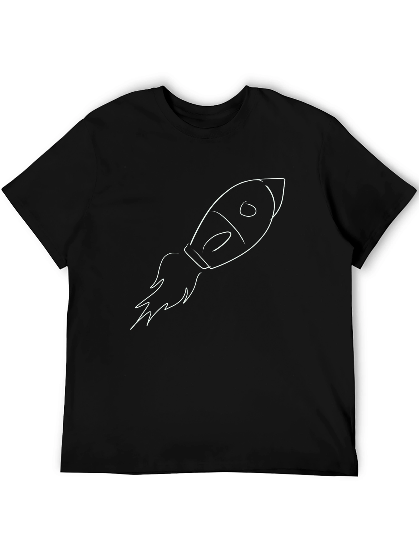 Rocket Launch Graphic Tee - Black