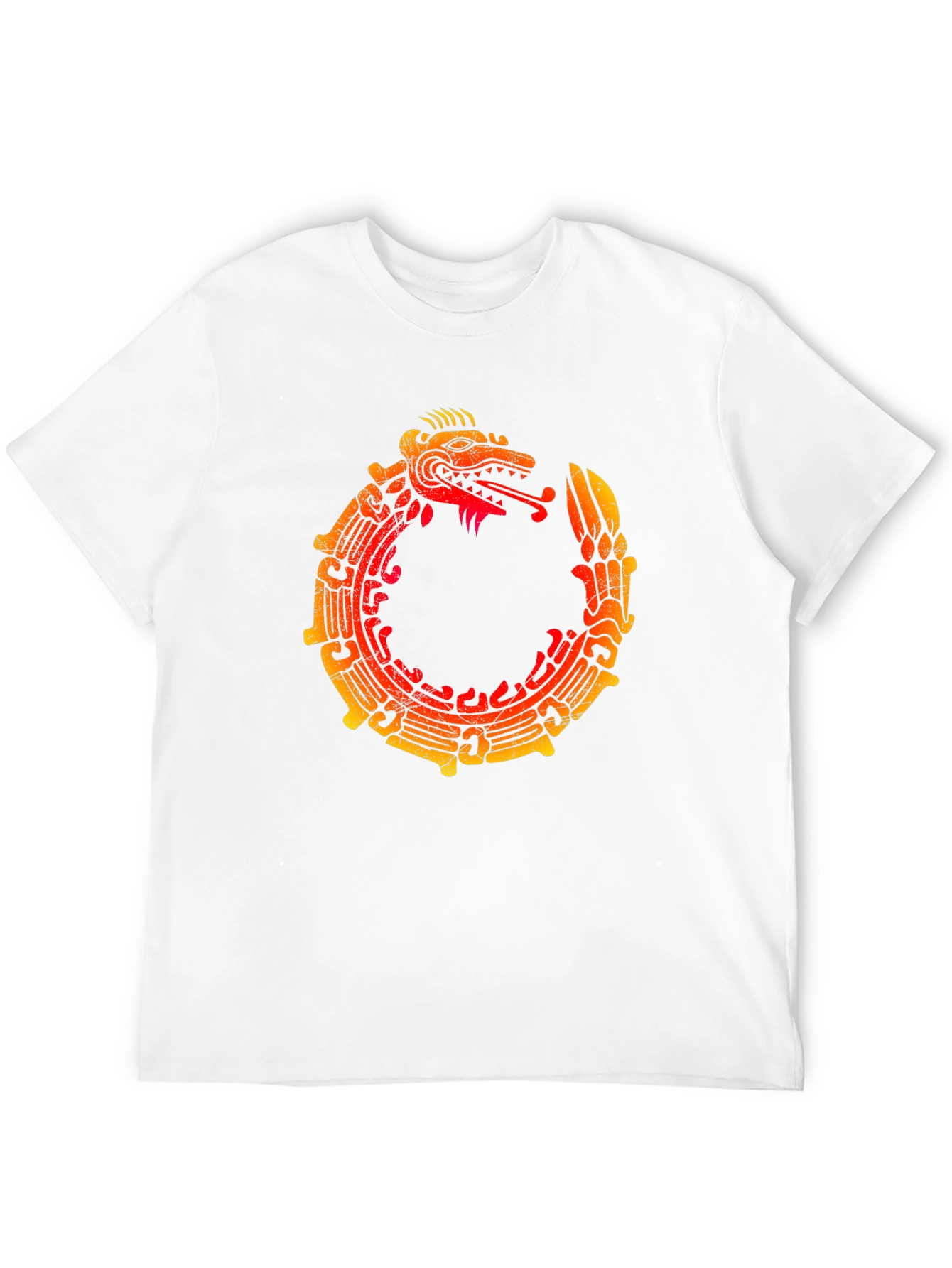 Ouroboros Serpent Graphic Tee - Black
