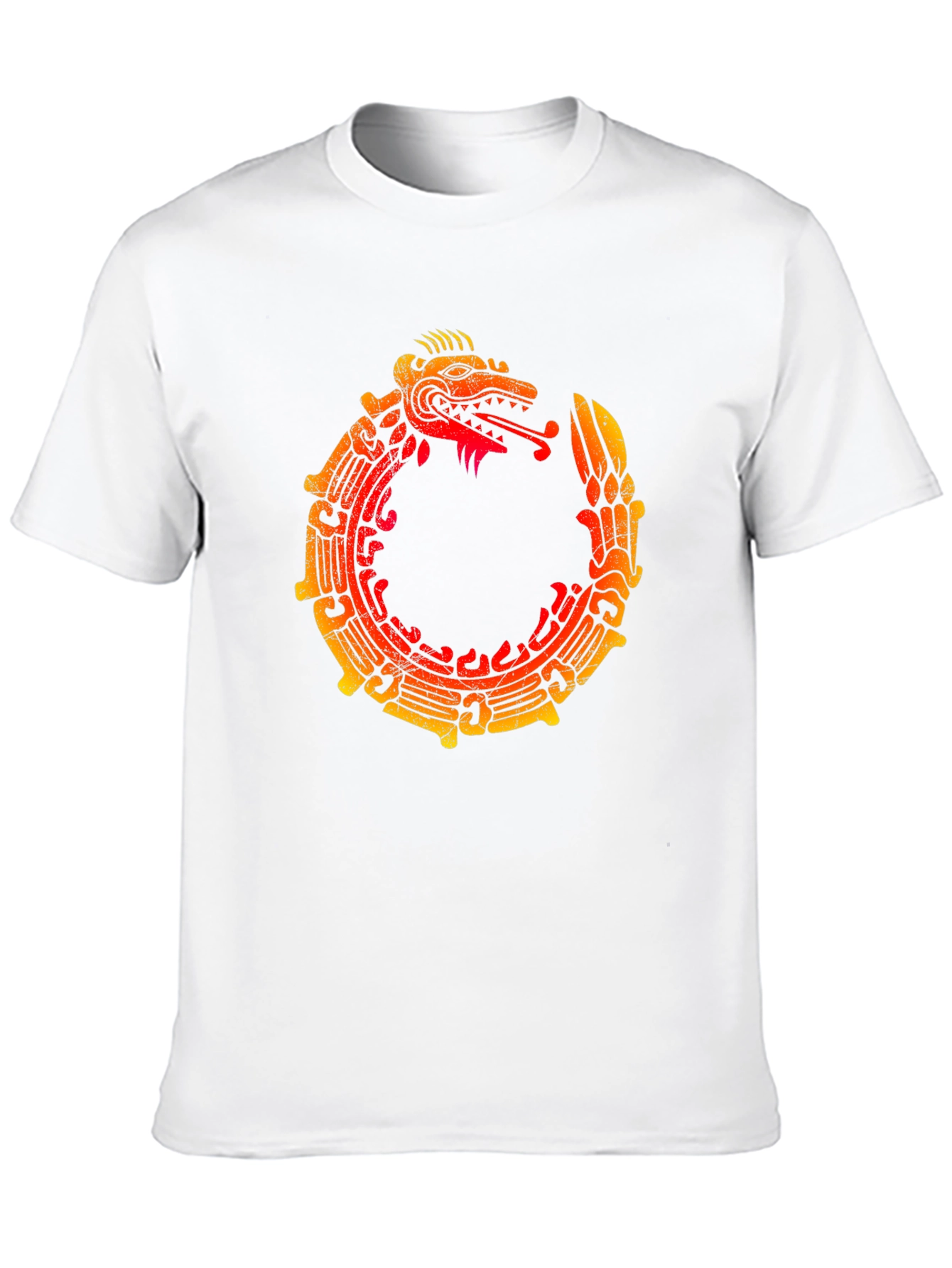 Ouroboros Serpent Graphic Tee - Black
