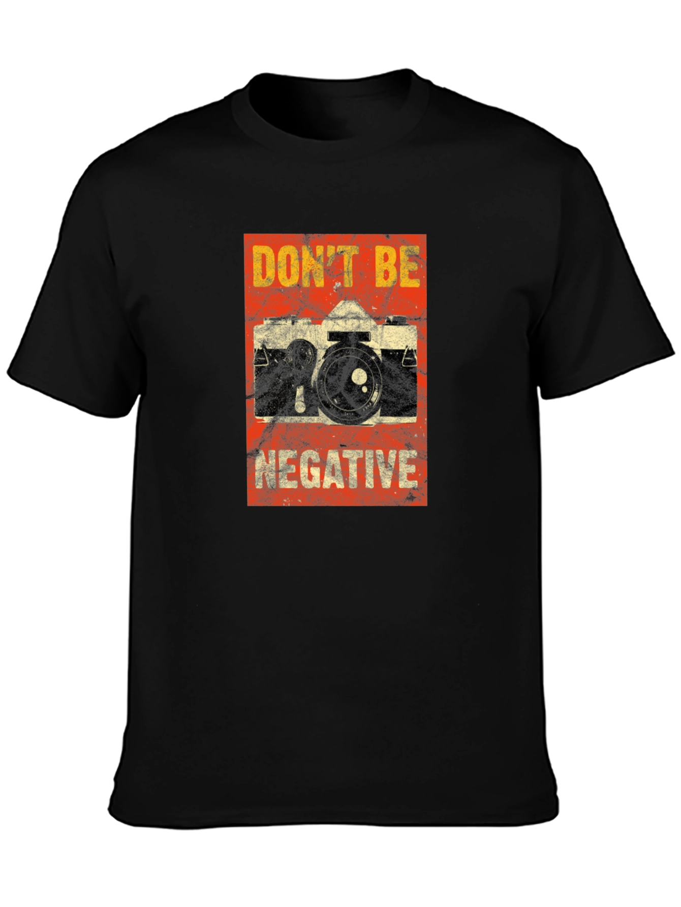Dont Be Negative Camera T-Shirt