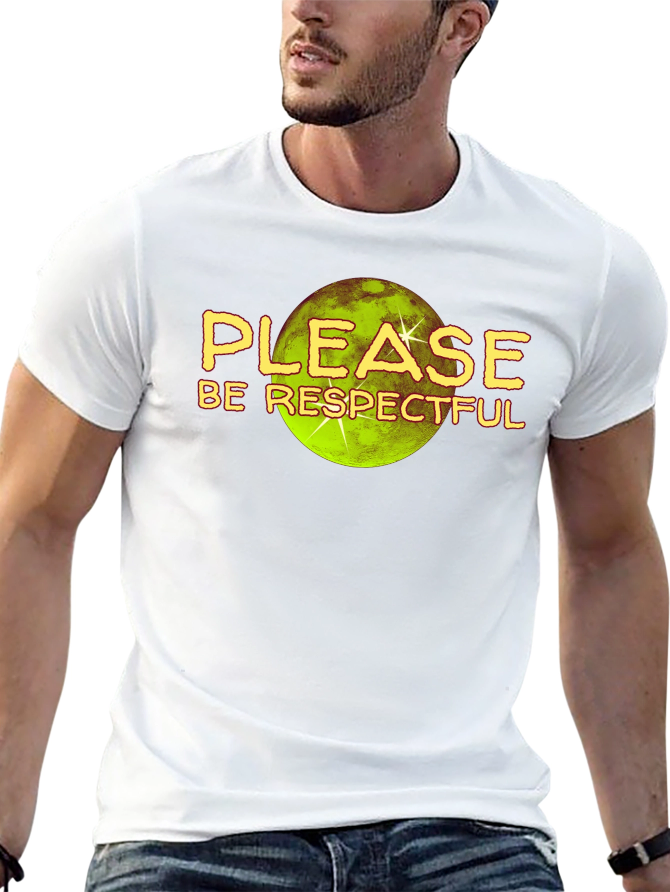 Respectful Tennis Ball Graphic Tee