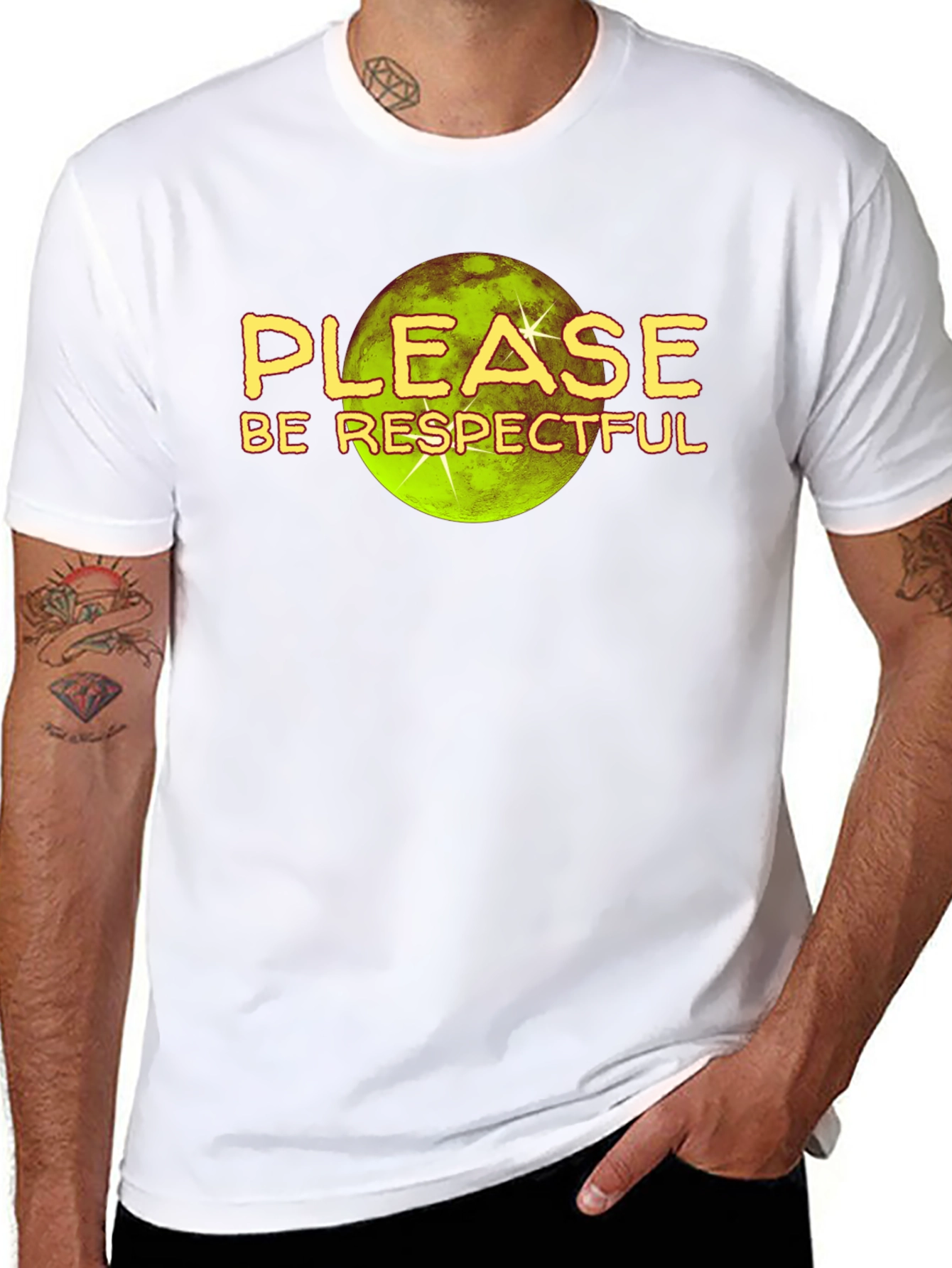 Respectful Tennis Ball Graphic Tee