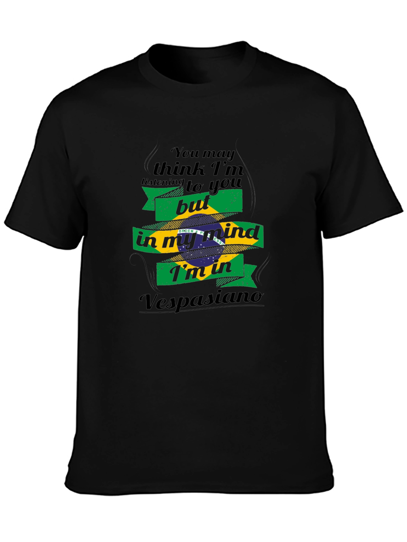 Vespasiano Mind T-Shirt - Brazil Flag Tee