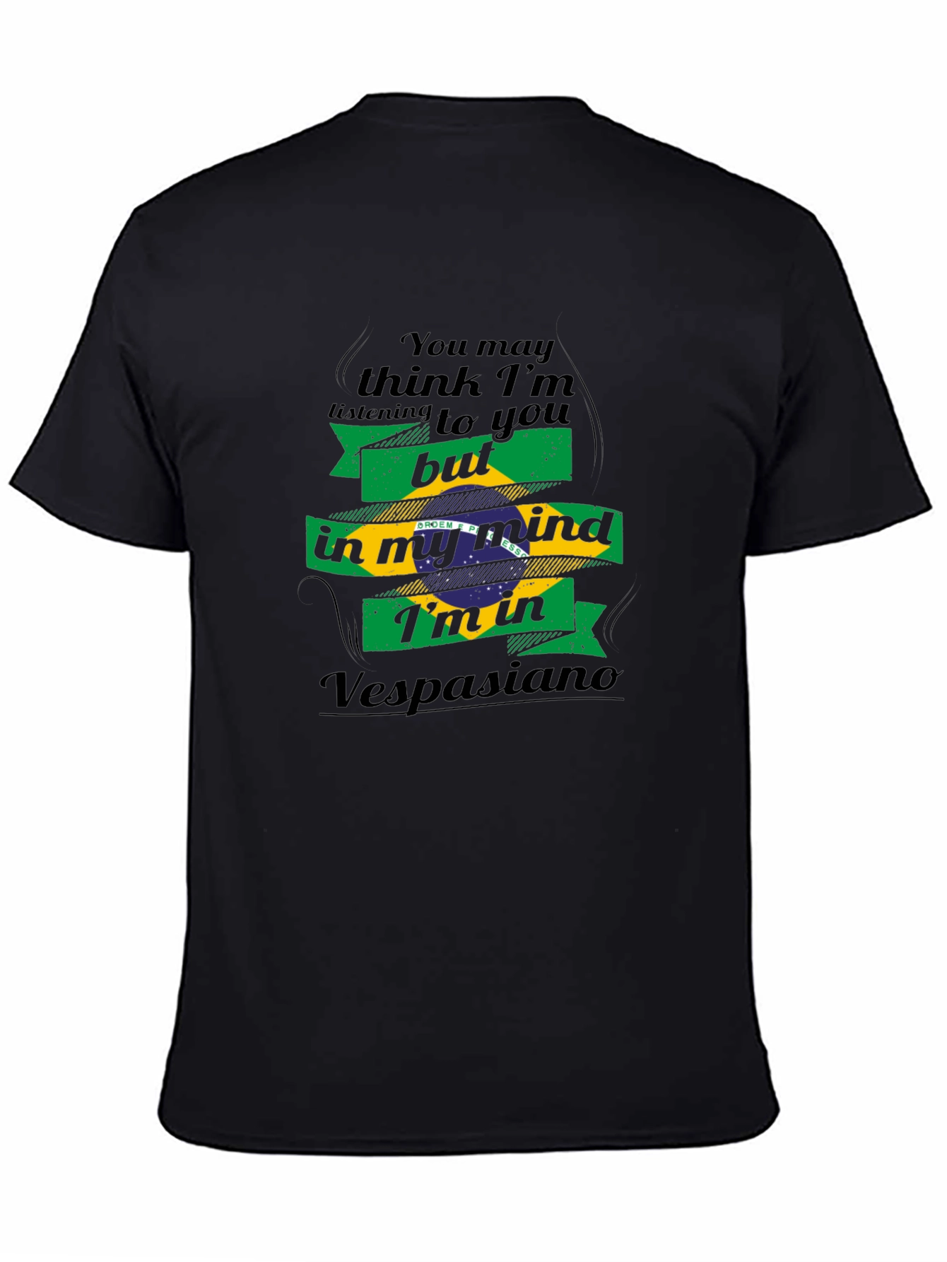 Vespasiano Mind T-Shirt - Brazil Flag Tee