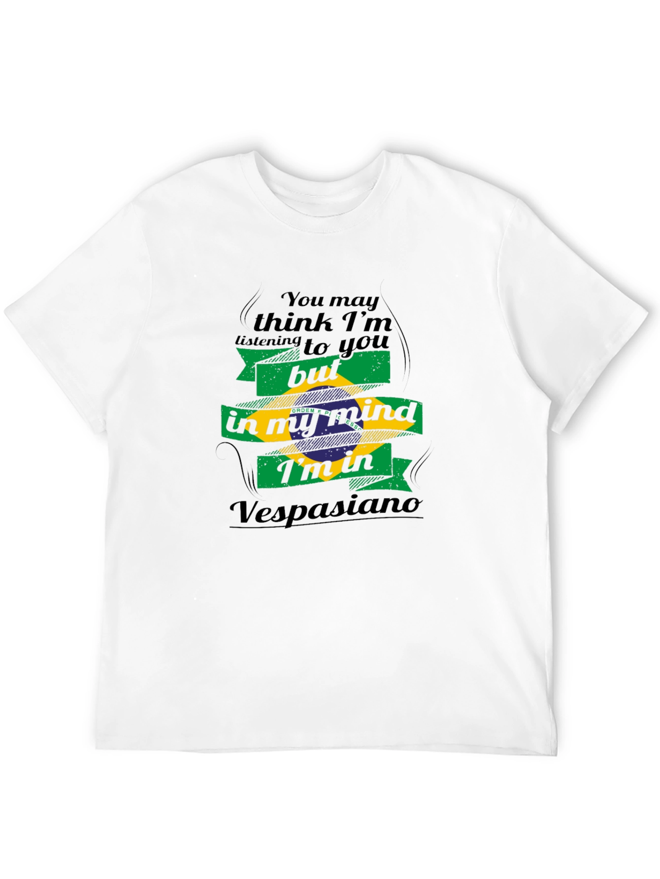 Vespasiano Mind T-Shirt - Brazil Flag Tee