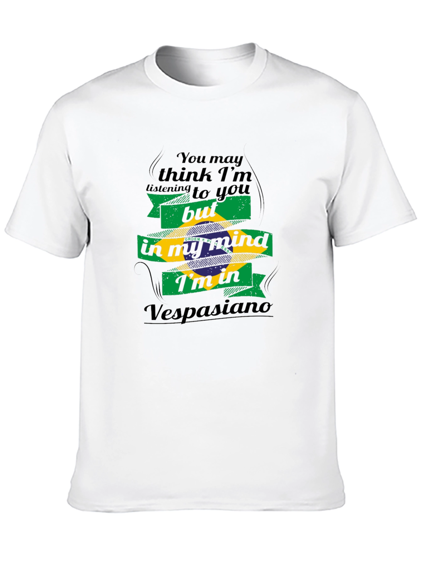 Vespasiano Mind T-Shirt - Brazil Flag Tee