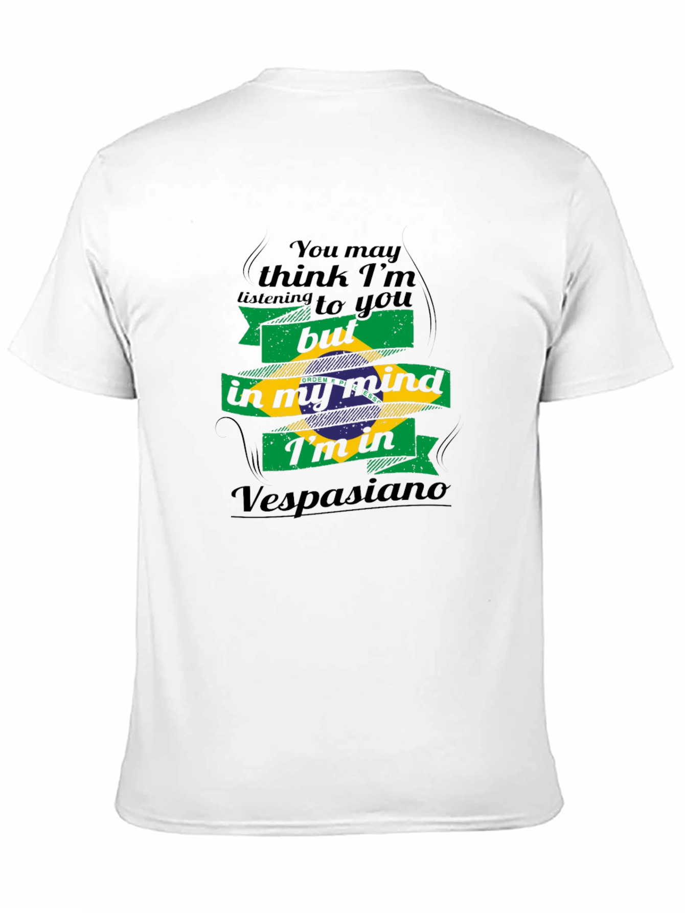 Vespasiano Mind T-Shirt - Brazil Flag Tee