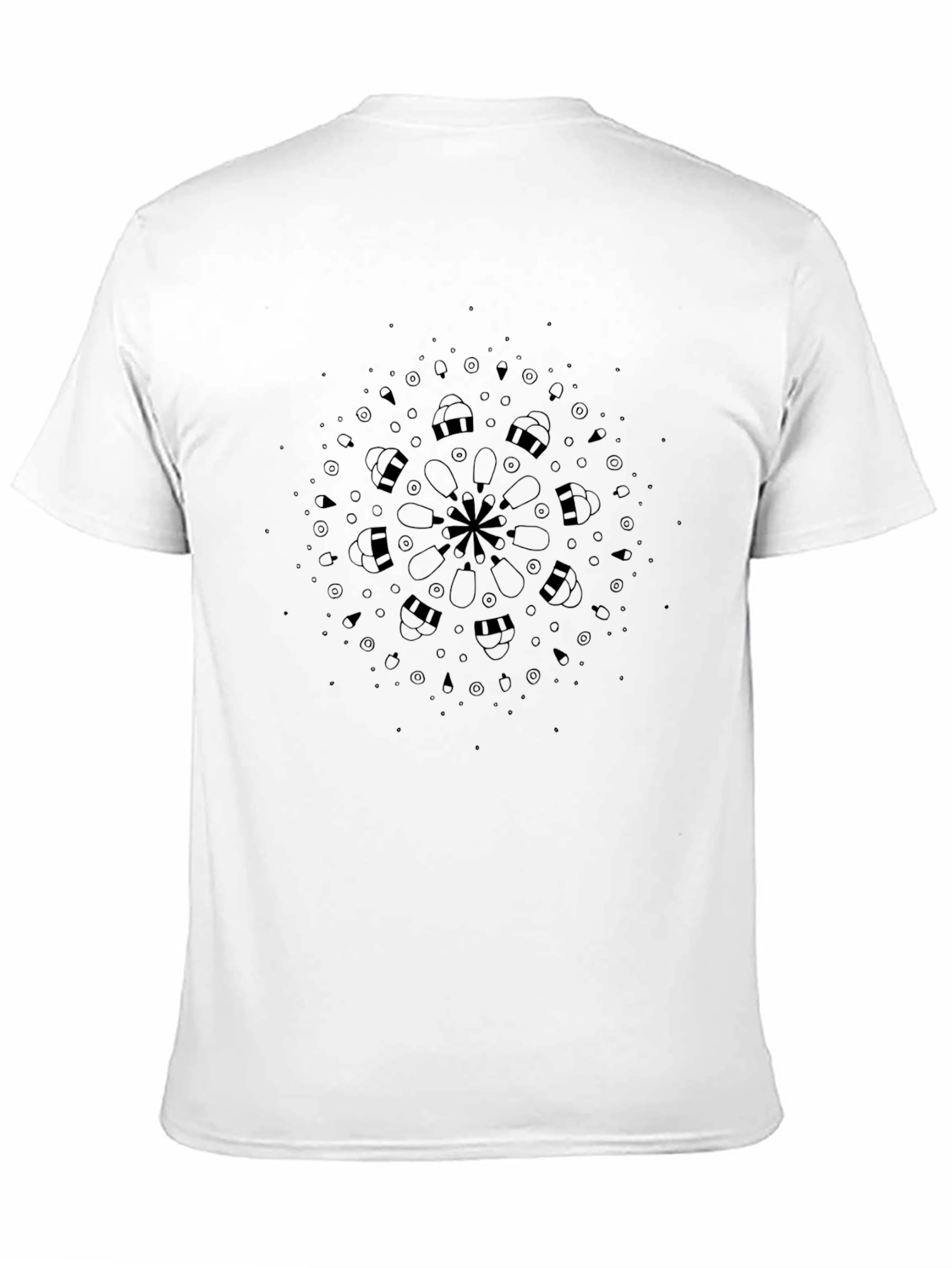 Mandala Graphic Black T-Shirt