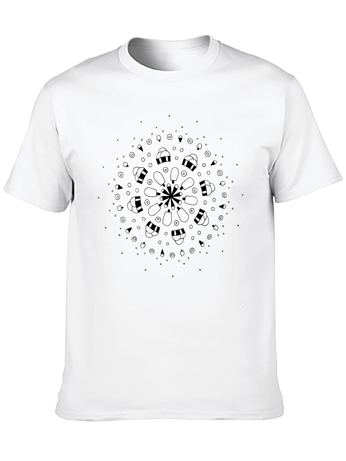 Mandala Graphic Black T-Shirt