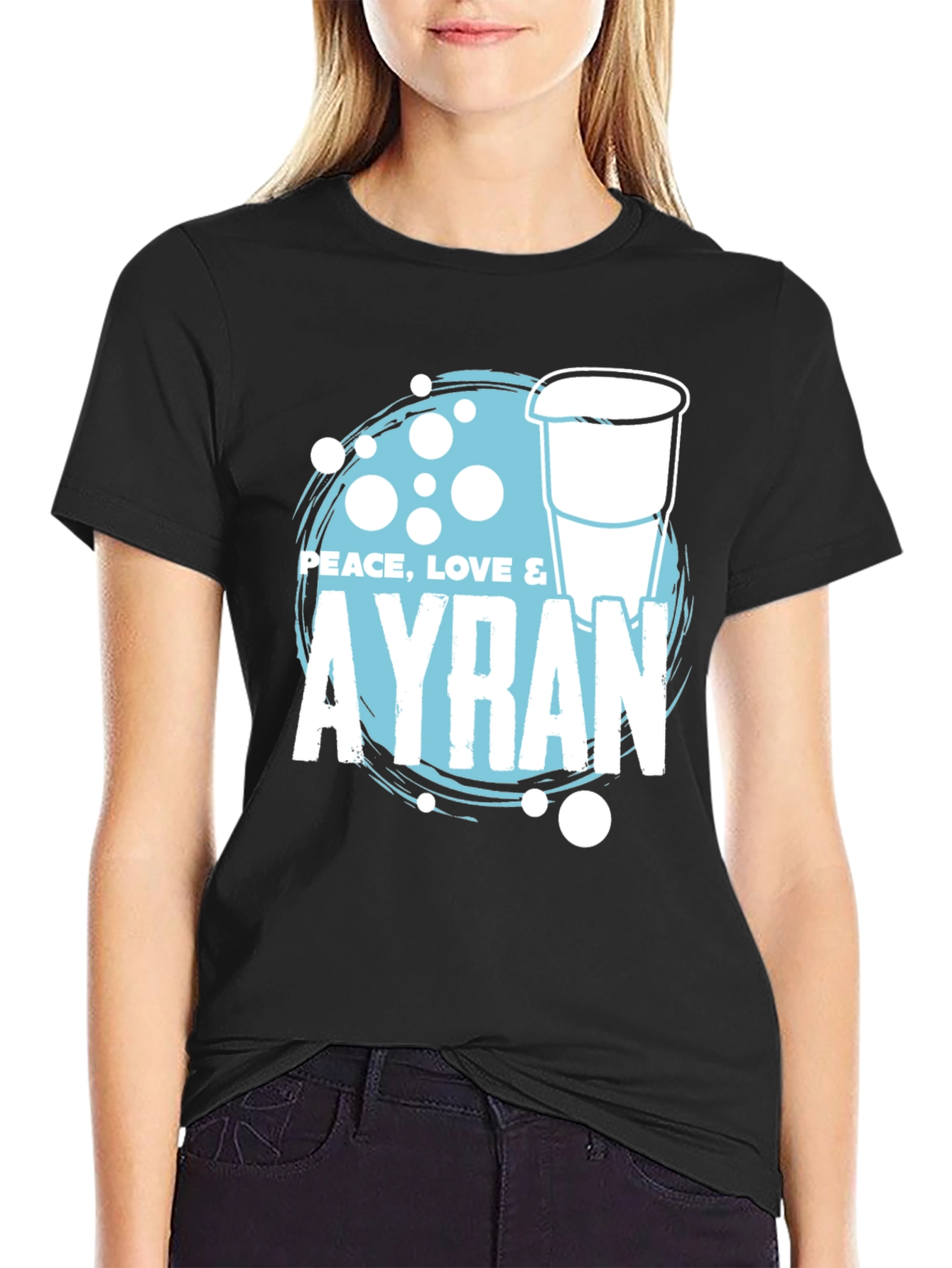 Peace Love & Ayran T-Shirt - Cool Drink Tee