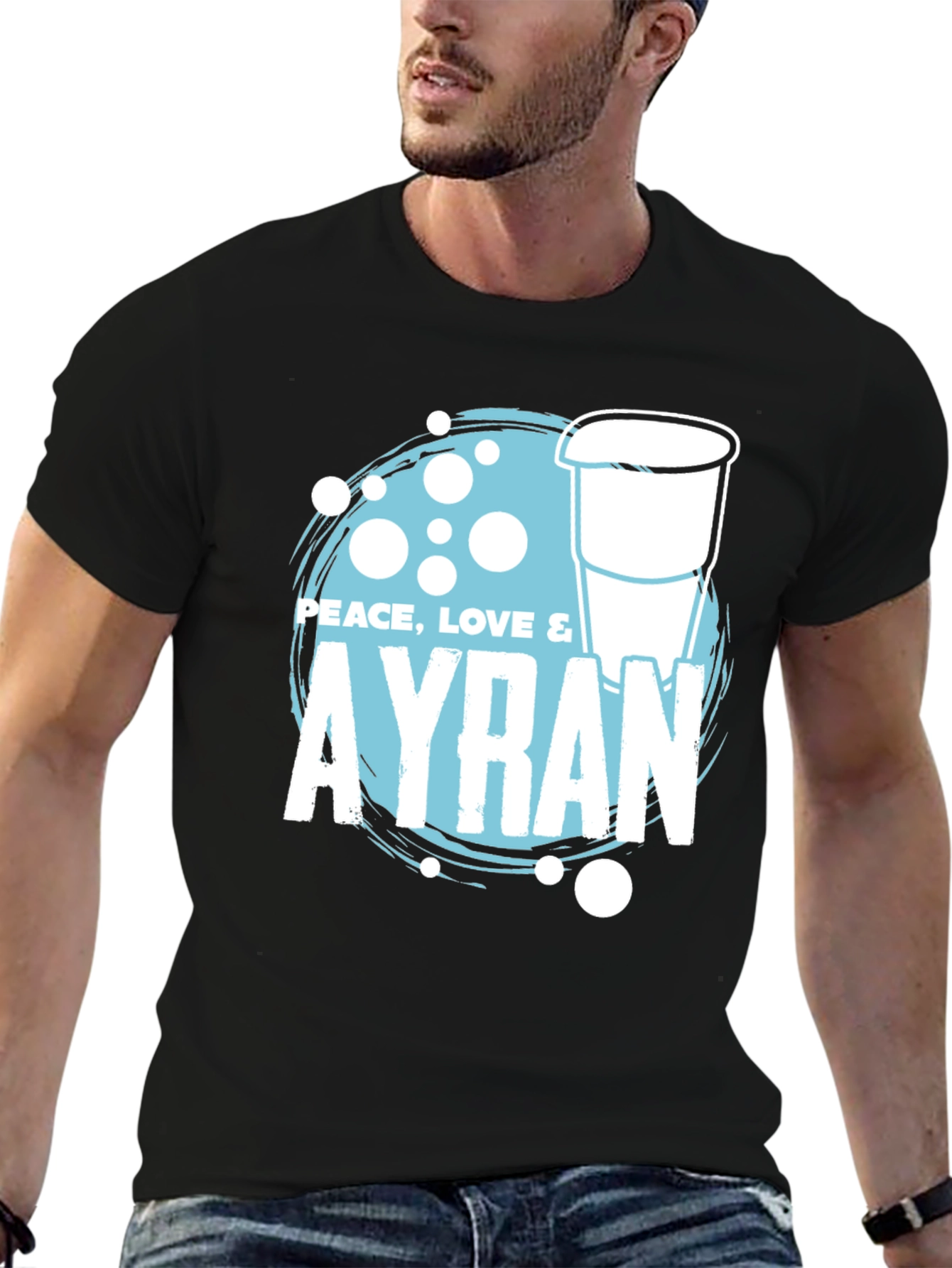 Peace Love & Ayran T-Shirt - Cool Drink Tee