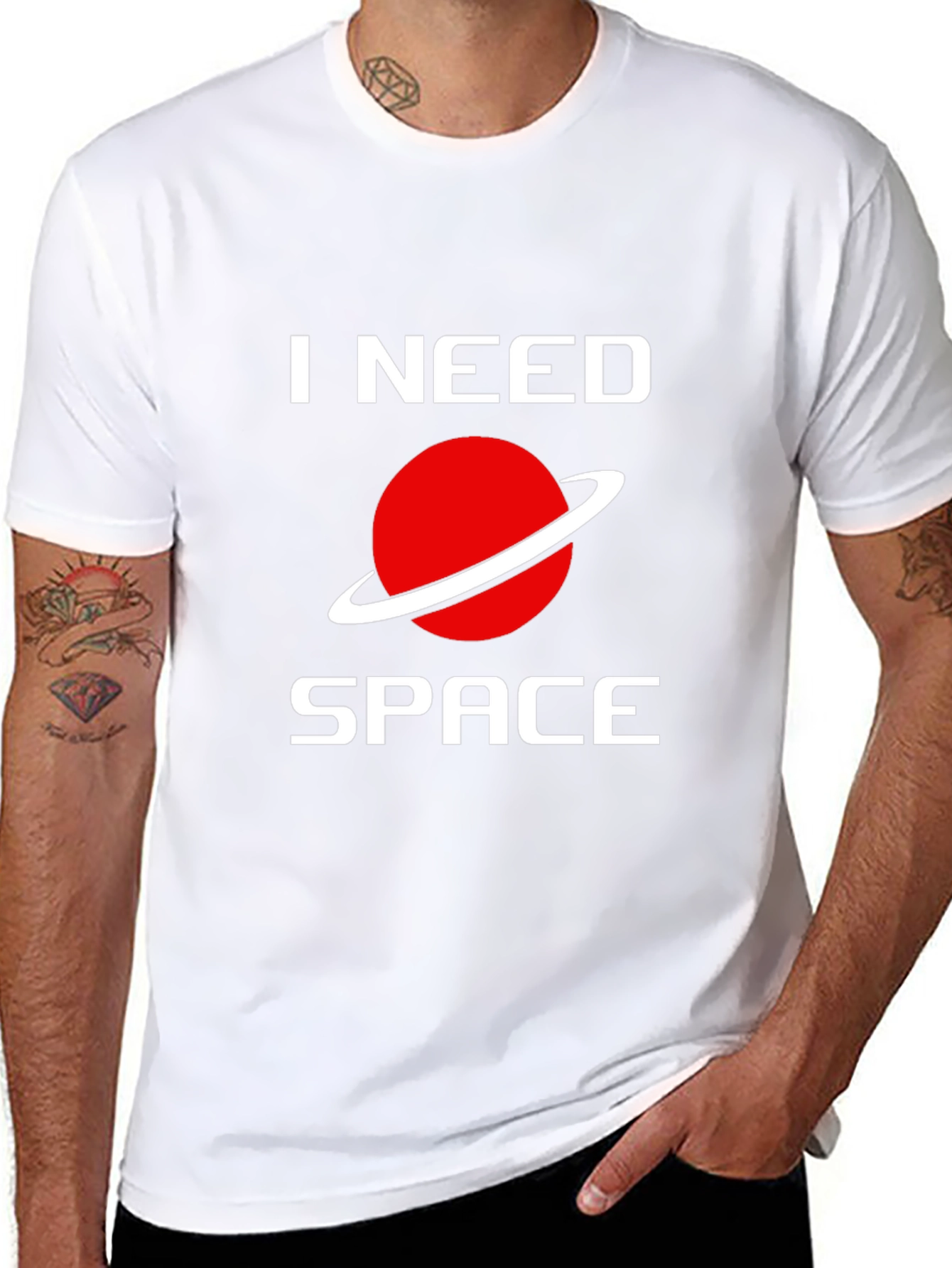 I Need Space T-Shirt - Saturn Graphic Tee