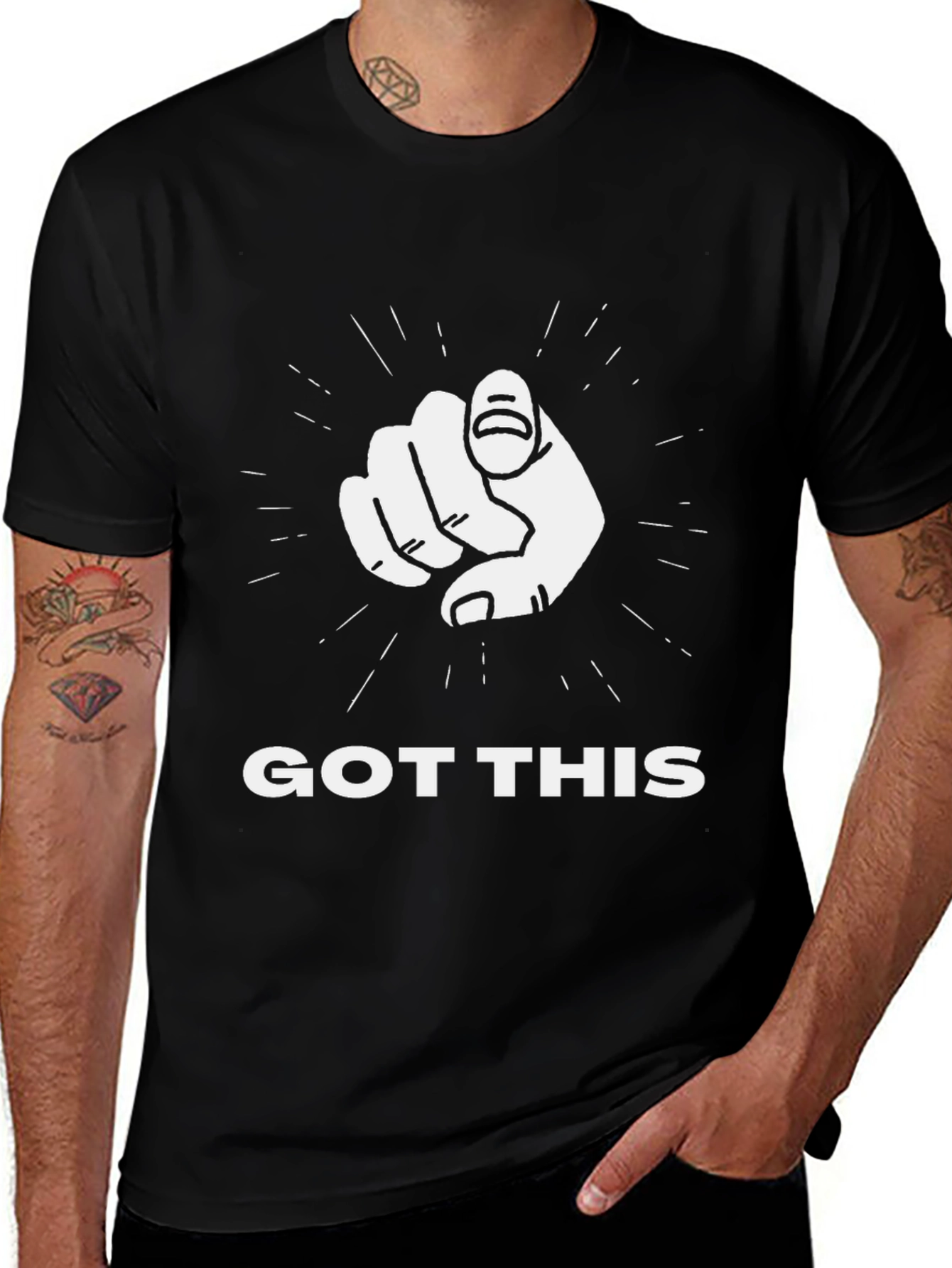 Got This T-Shirt - Pointing Finger Graphic Tee